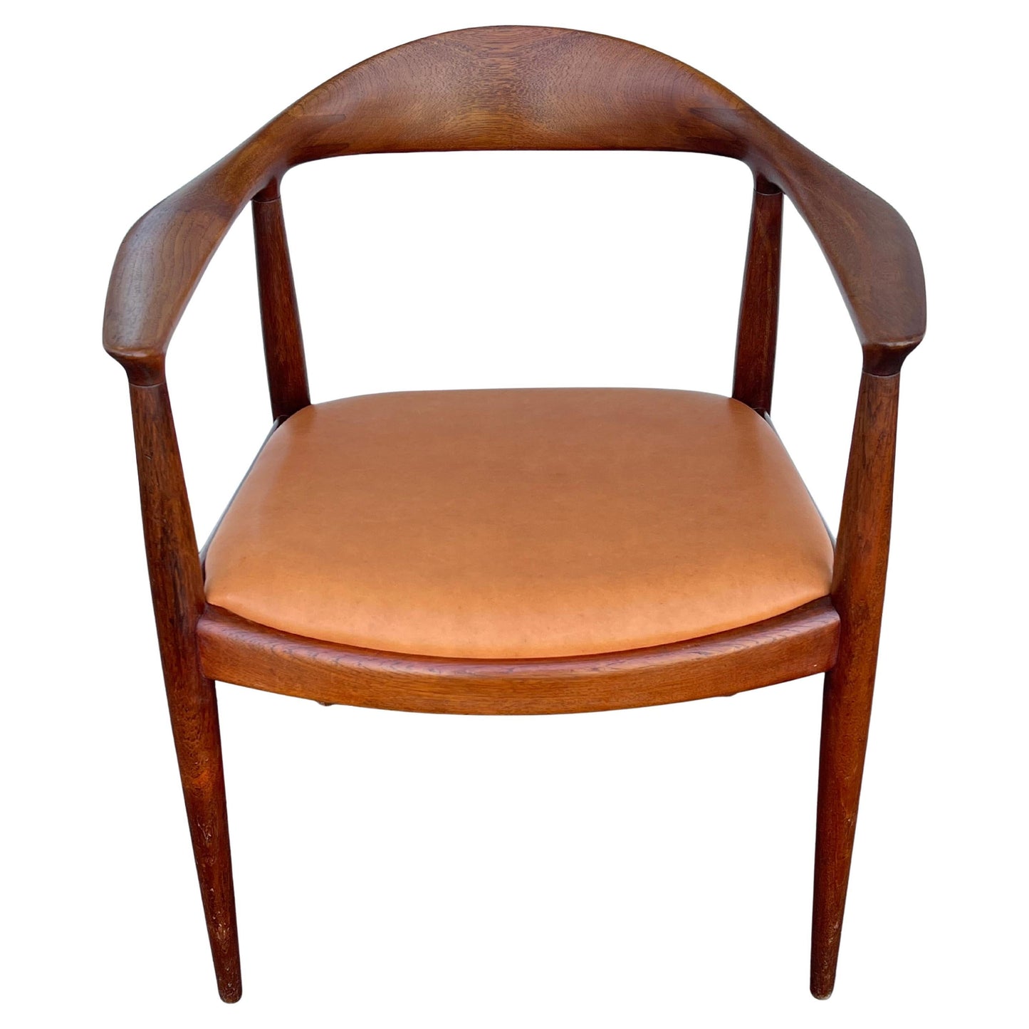 Frisman Vintage Vintage Hans Wegner "The" Chair Johannes Hansen Teak Danish Patina