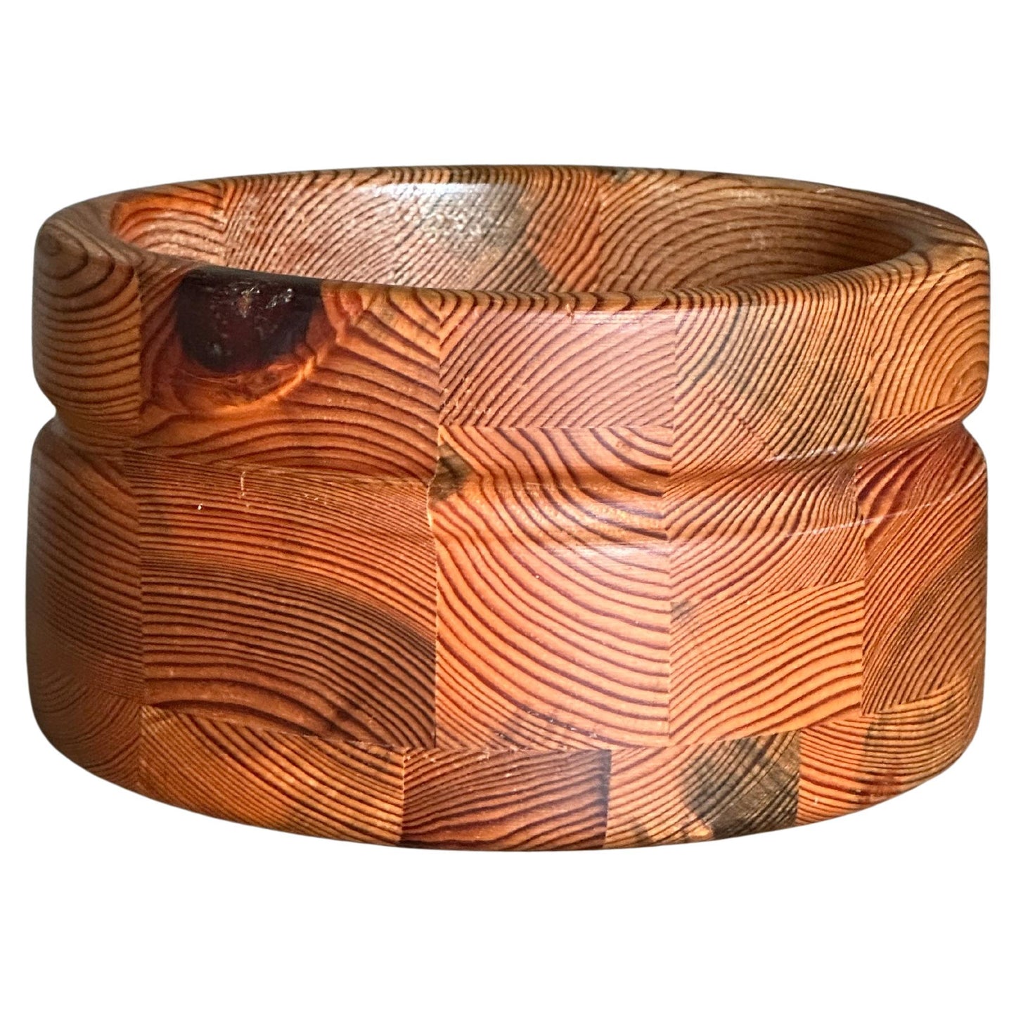 Frisman Vintage Large Pine Bowl by Stig Johnsson for Smålandsslöjd, Värnamo