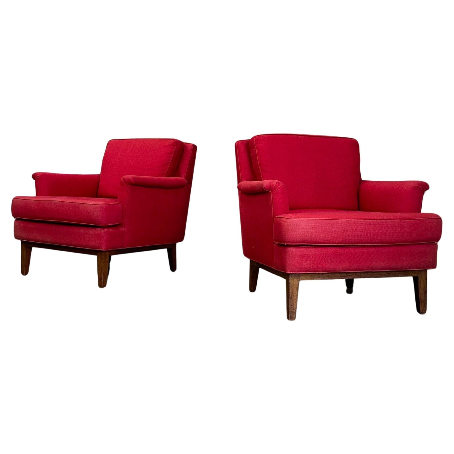 Frisman Vintage Edward Wormley for Dunbar Lounge Chairs- A Pair