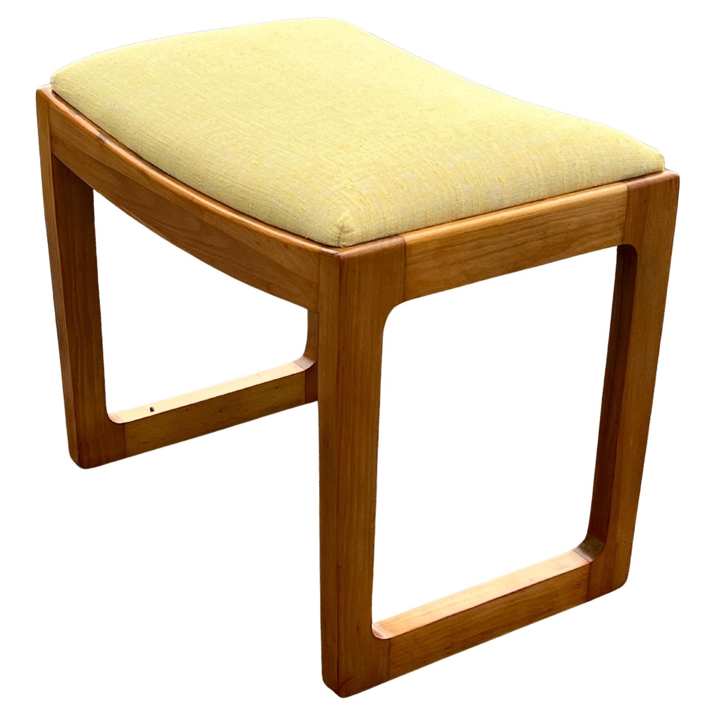 Frisman Vintage Edward Wormley For Drexel Precedent Bench With Upholstered Seat ca' 1950's