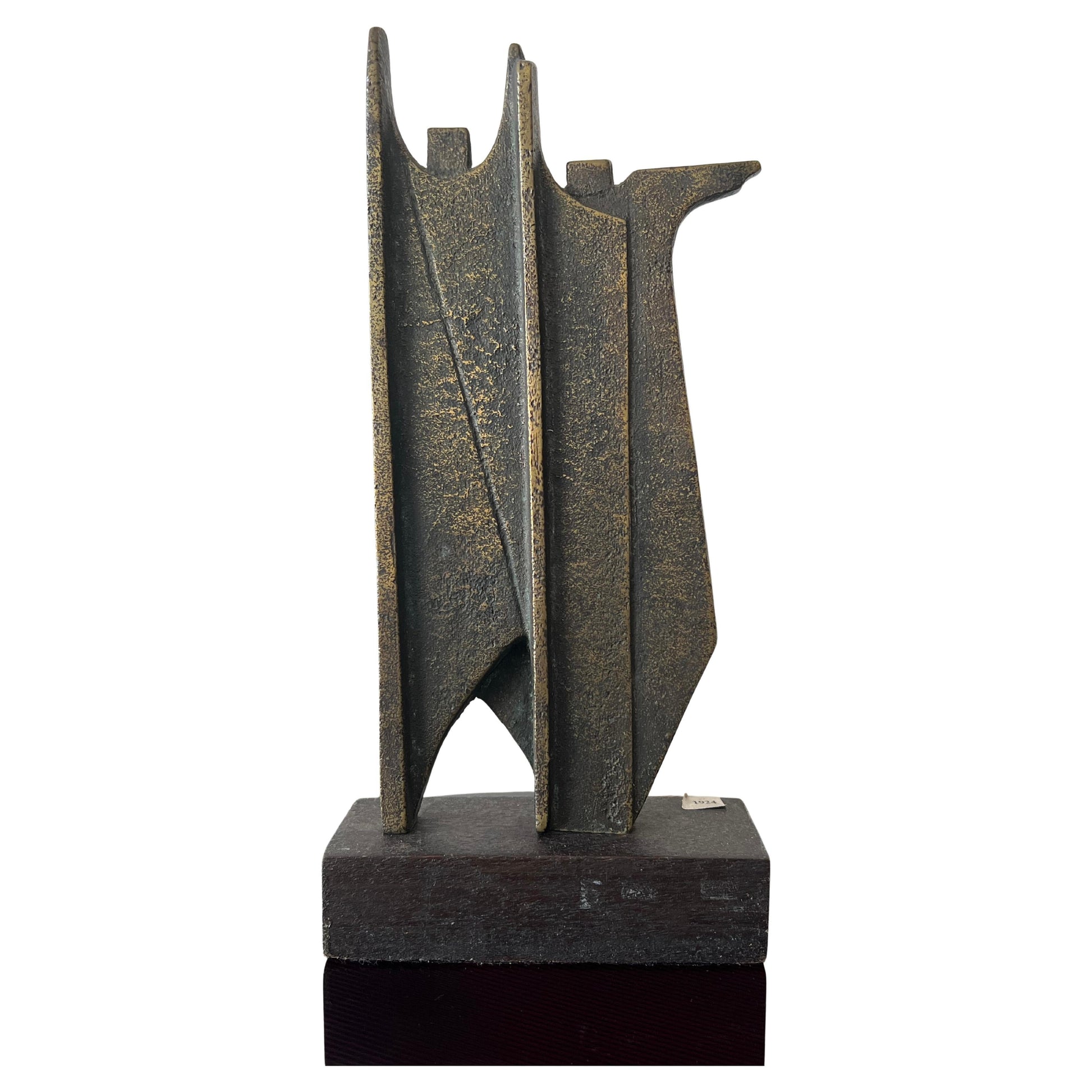 Frisman Vintage Man And Woman Bronze Sculpture By Nelide Bertolucci Ca' 1980's