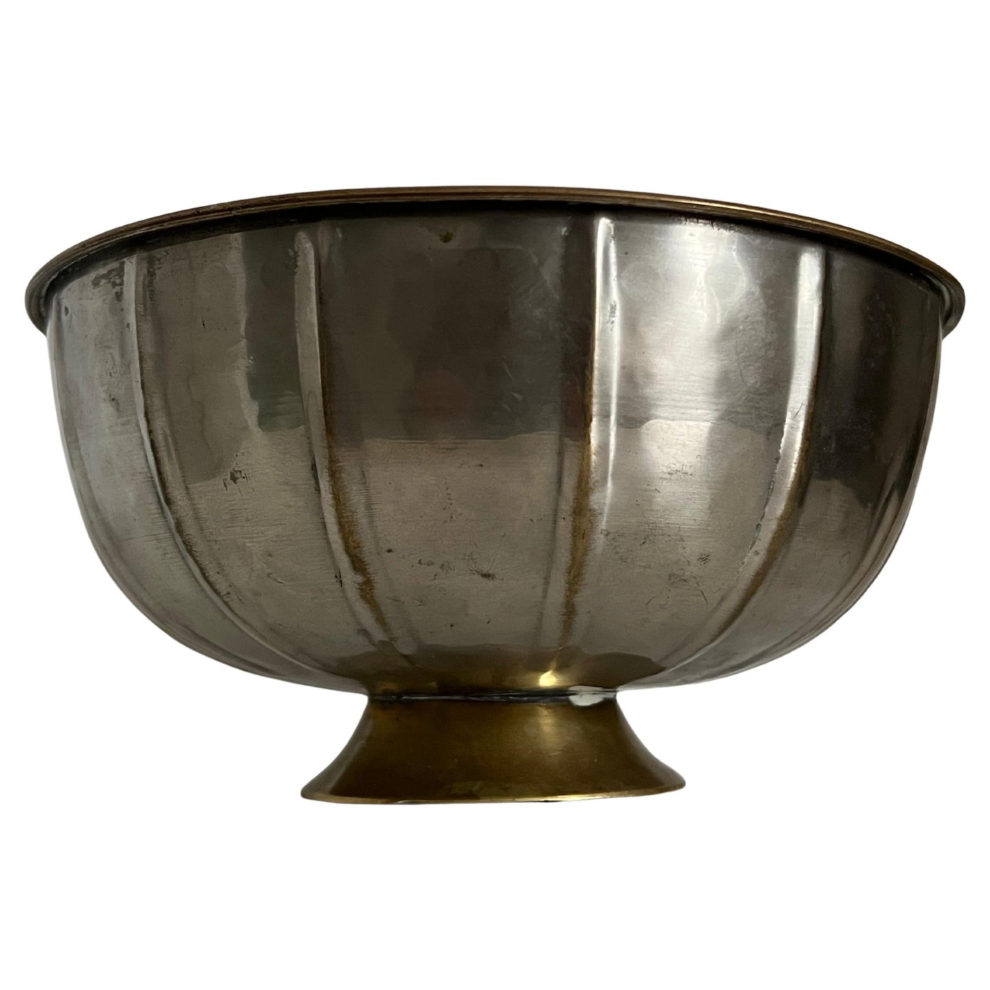 Frisman Vintage Art Deco Style Brass Hammered Bowl Argentina ca' 1930's