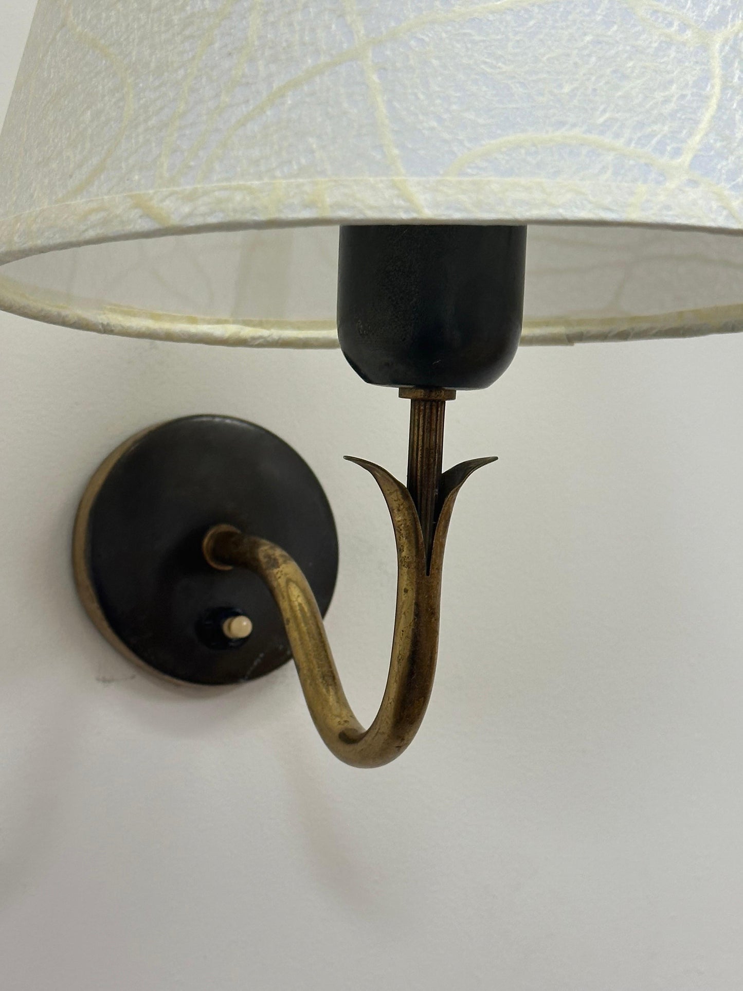 Frisman Vintage Chr Berg & Co Swedish Grace Wall Light