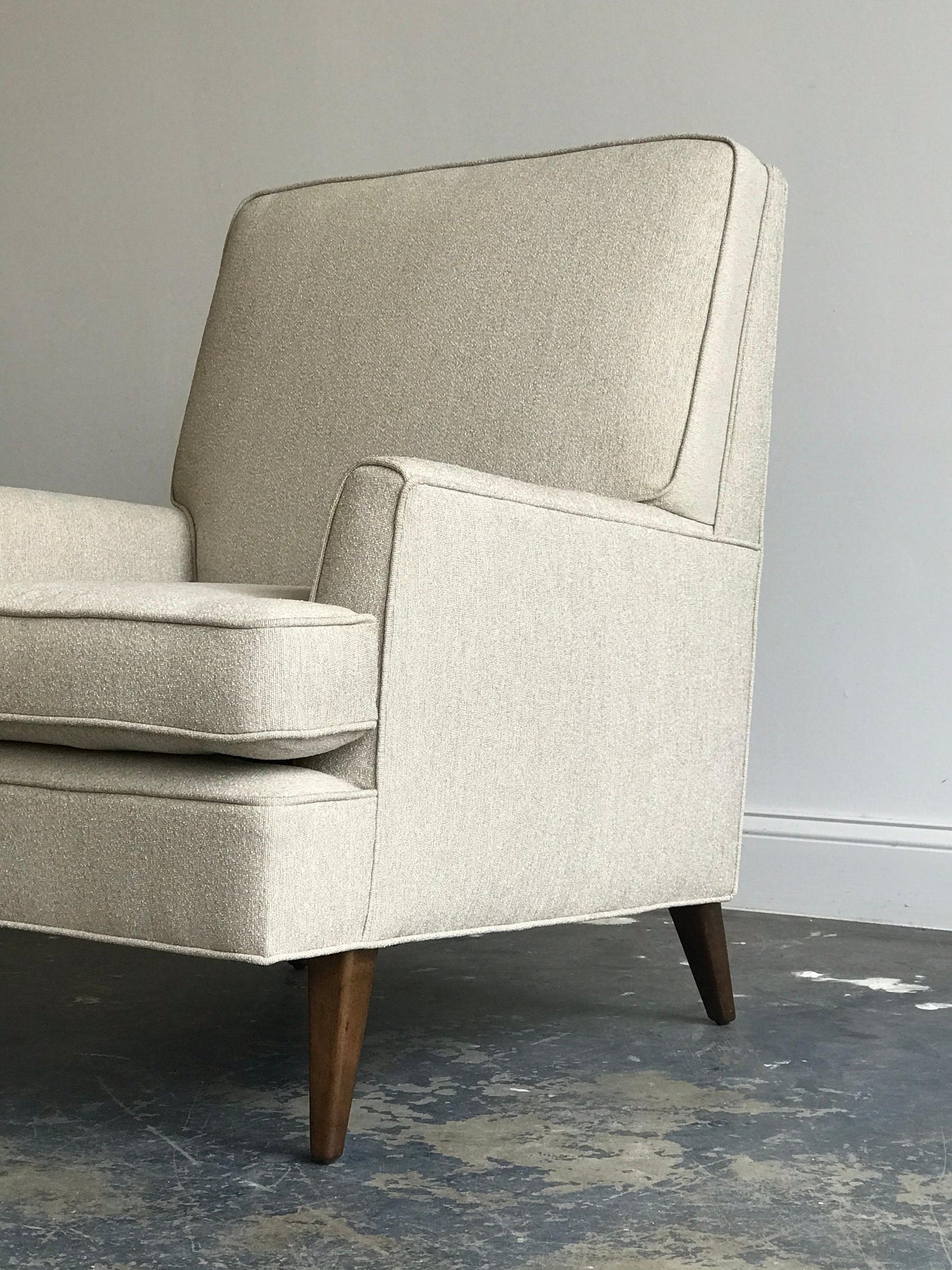 Frisman Vintage Lounge Chair, Bertha Schaefer for M. Singer and Sons, 1950s, Mahogany