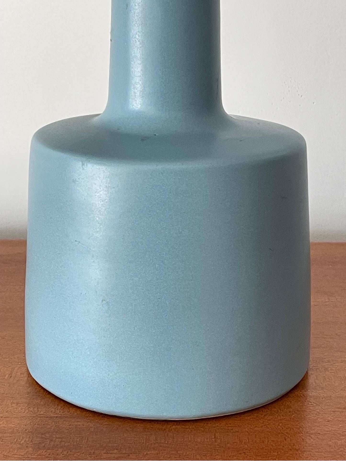 Frisman Vintage Martz Table Lamp by Jane and Gordon Martz, Robins Egg Blue