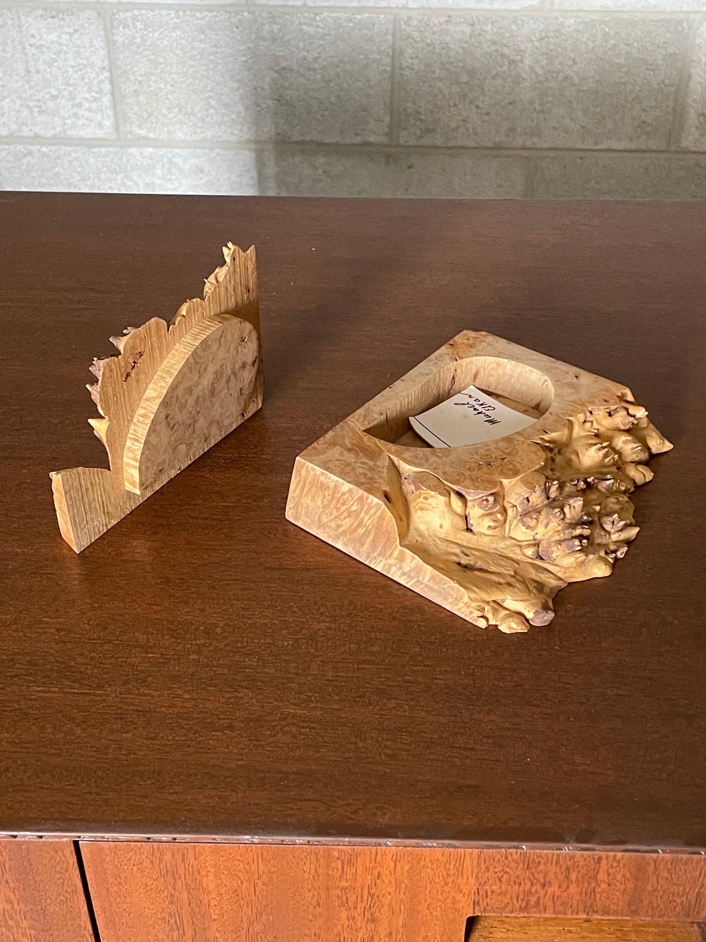 Frisman Vintage Decorative Box in bird’s-Eye Maple Burl by Michael Elkan