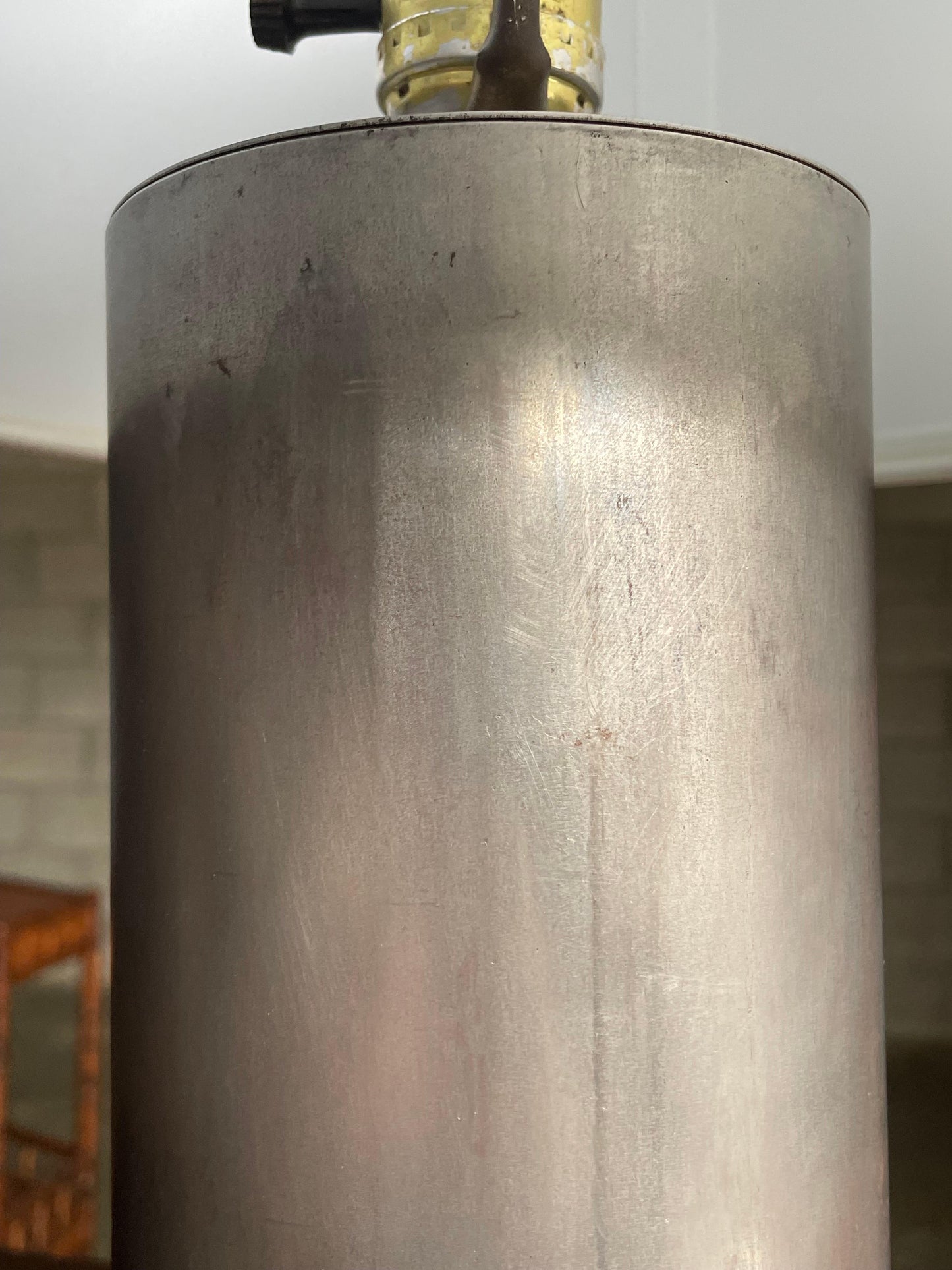 Frisman Vintage American Modernist Industrial Metal Minimalist Table Lamp