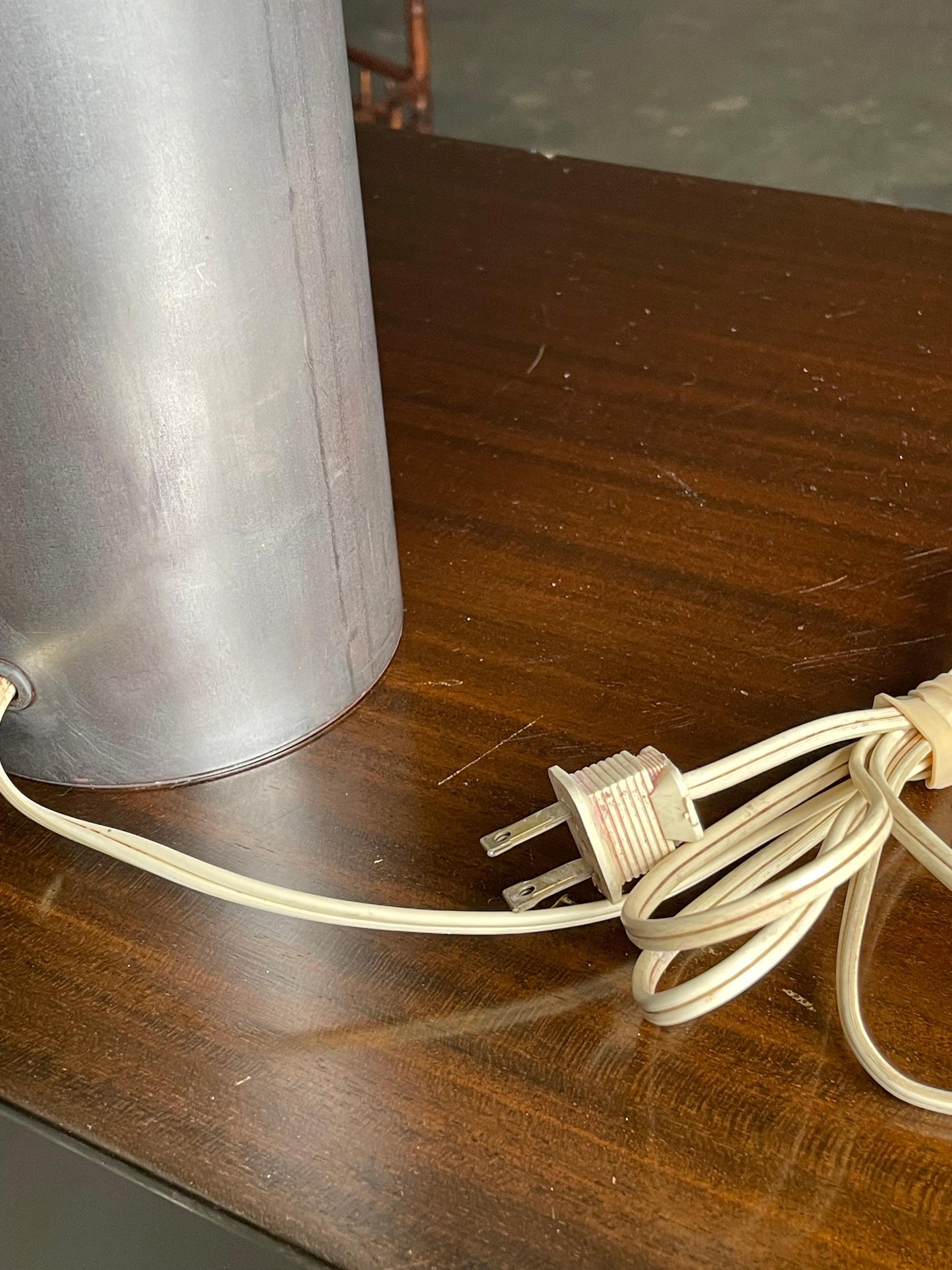 Frisman Vintage American Modernist Industrial Metal Minimalist Table Lamp