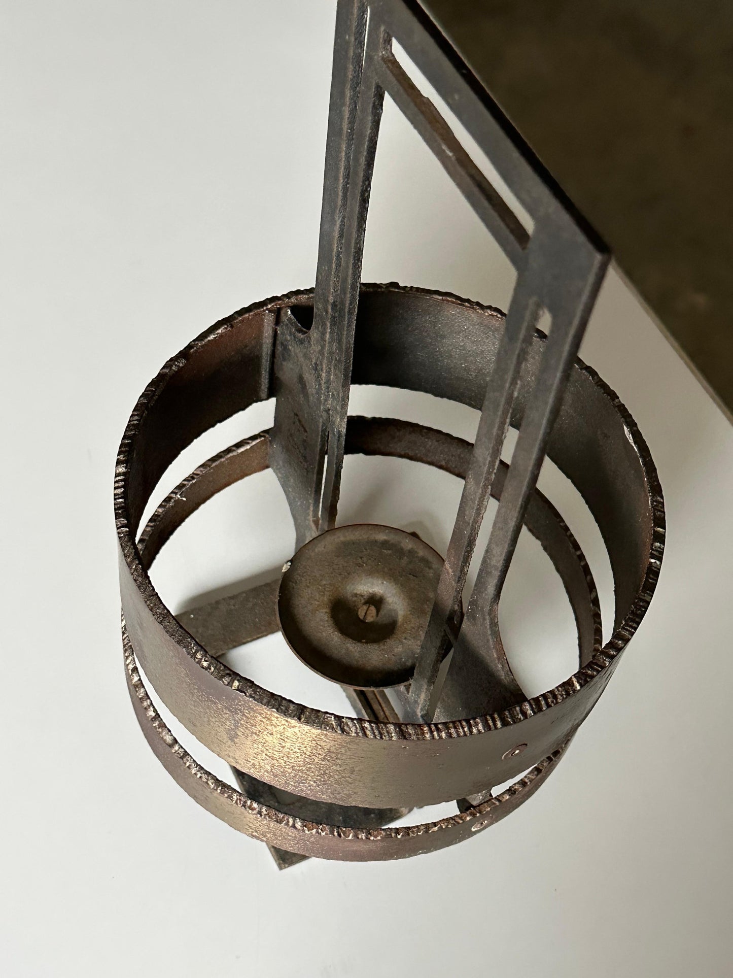 Frisman Vintage Poul Havgaard Brutalist Candle Holder in Iron and Steel