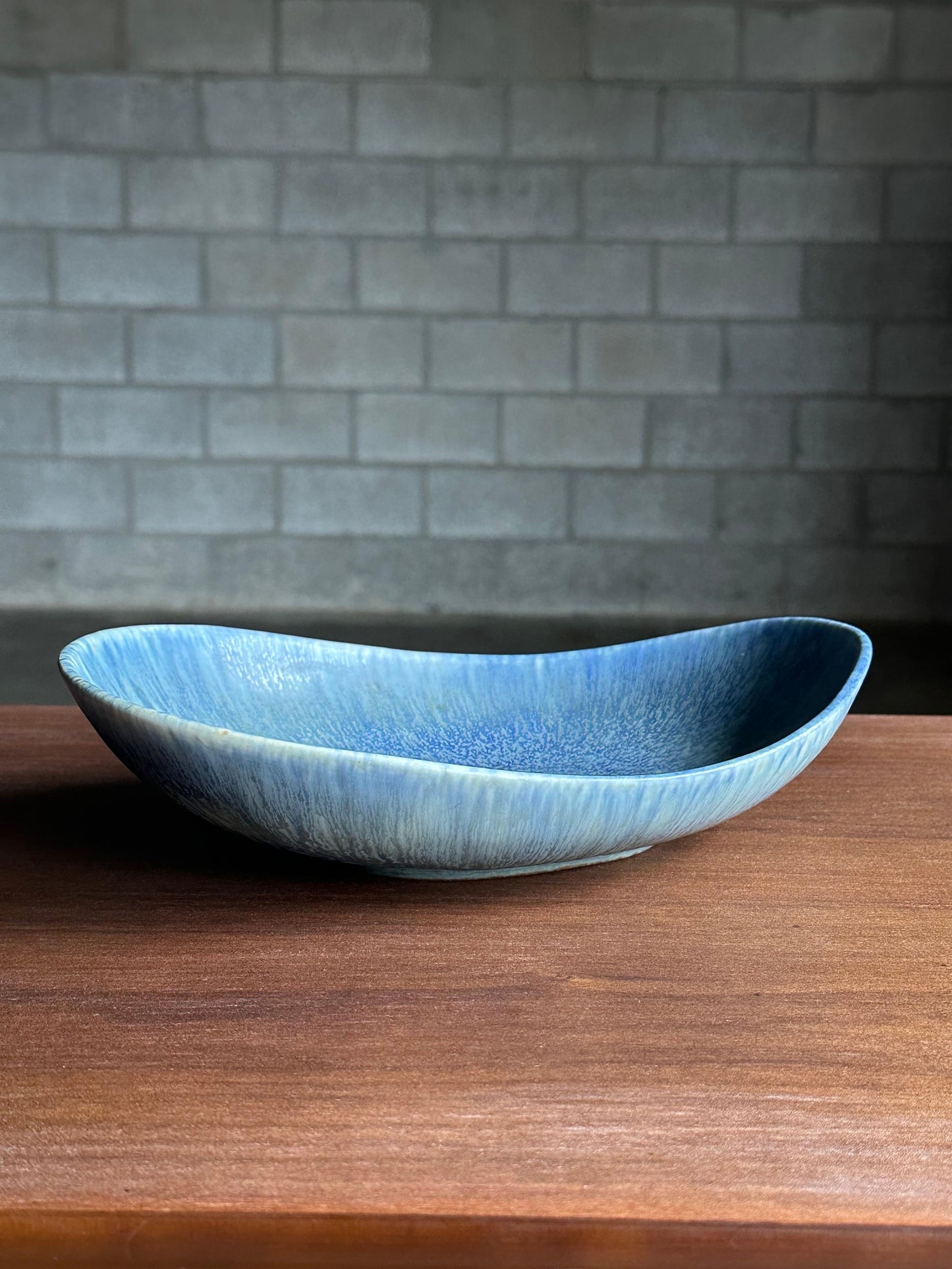Frisman Vintage 1950s Carl Harry Stålhane for Rörstrand Rare Large Organic Bowl, Sweden