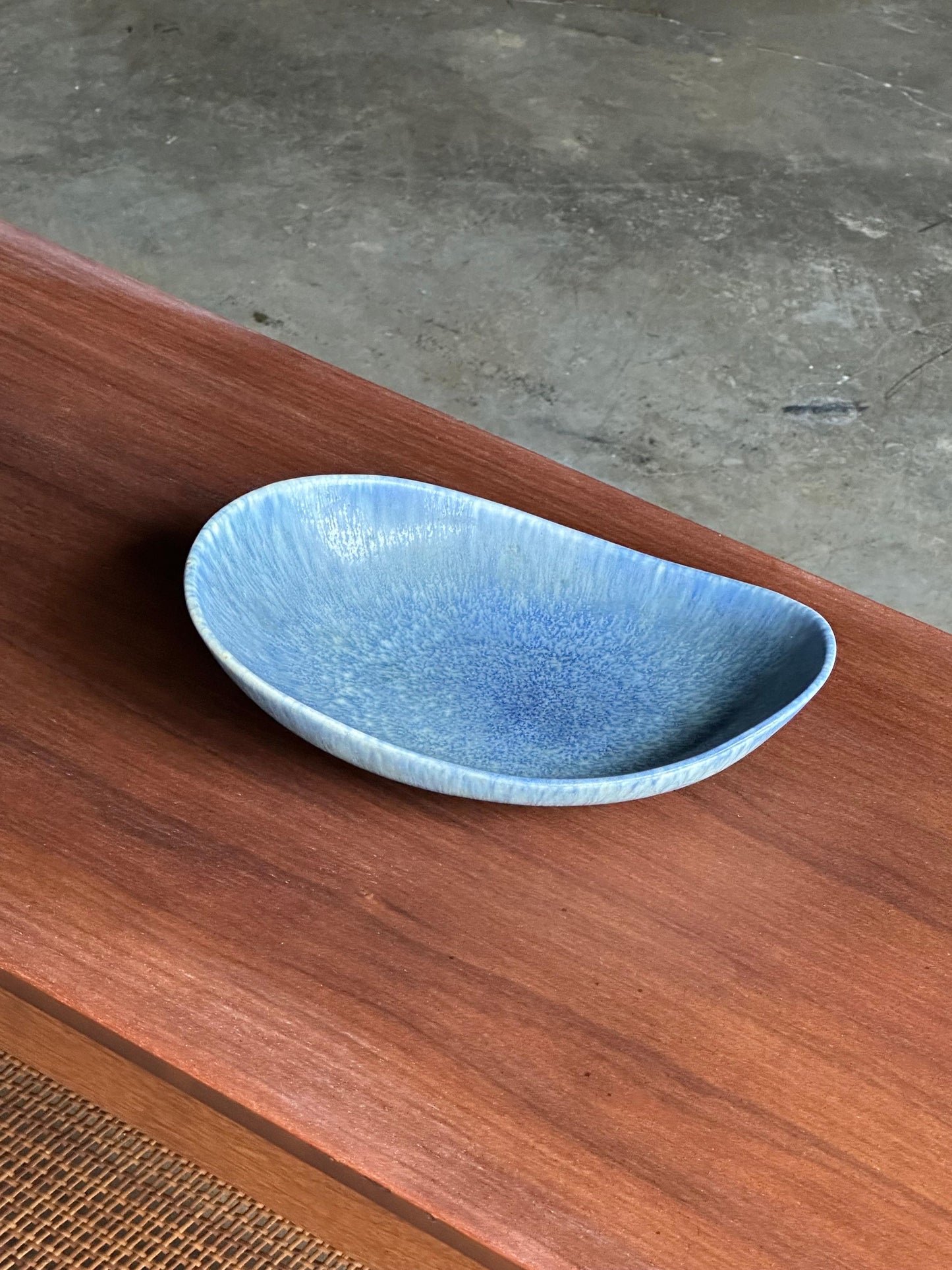 Frisman Vintage 1950s Carl Harry Stålhane for Rörstrand Rare Large Organic Bowl, Sweden