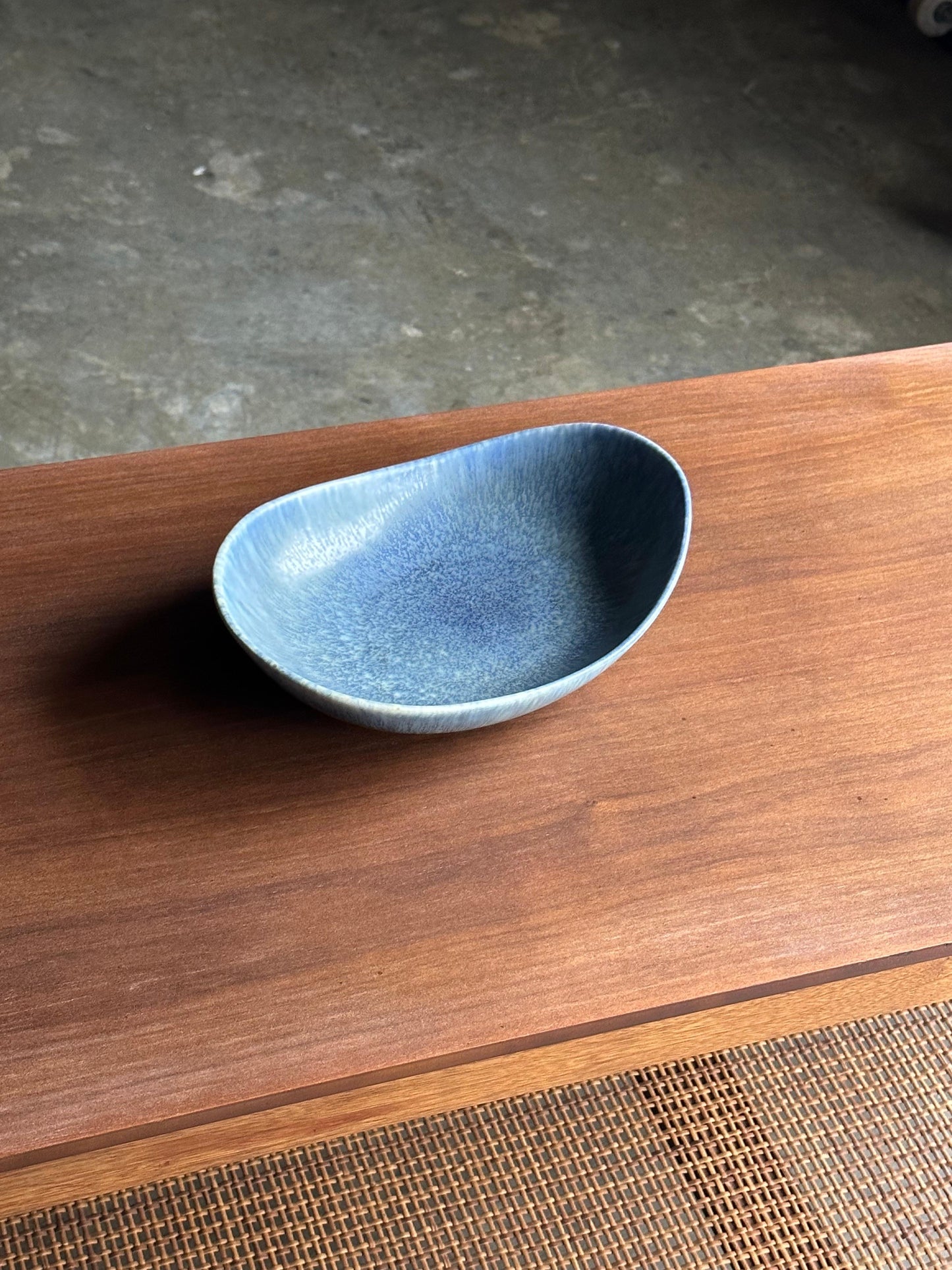 Frisman Vintage 1950s Carl Harry Stålhane for Rörstrand Rare Large Organic Bowl, Sweden
