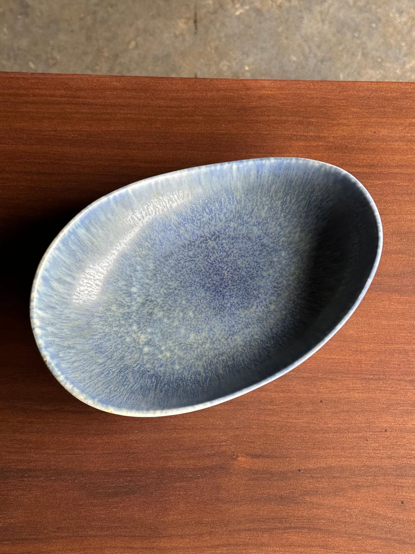 Frisman Vintage 1950s Carl Harry Stålhane for Rörstrand Rare Large Organic Bowl, Sweden