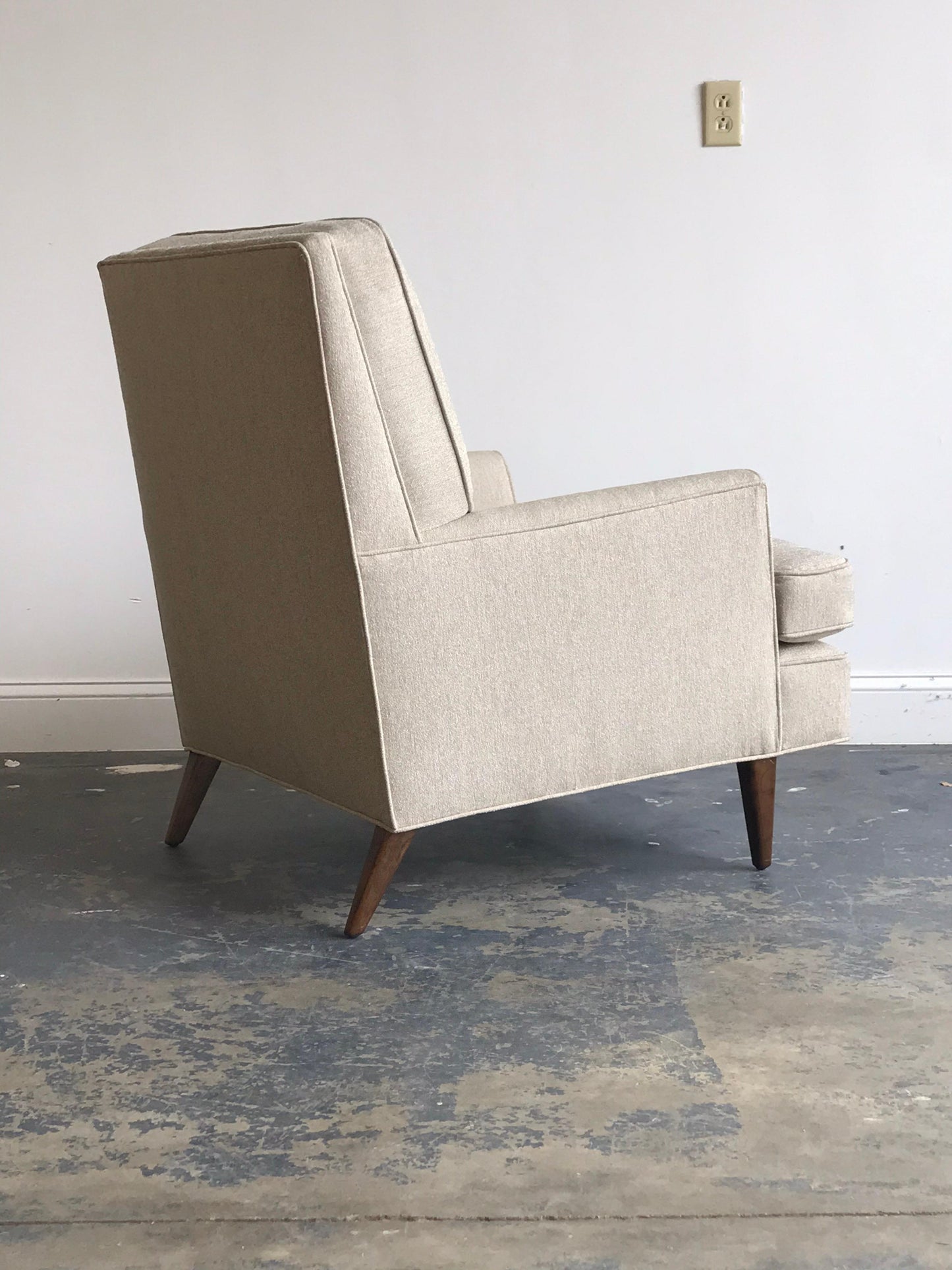 Frisman Vintage Lounge Chair, Bertha Schaefer for M. Singer and Sons, 1950s, Mahogany