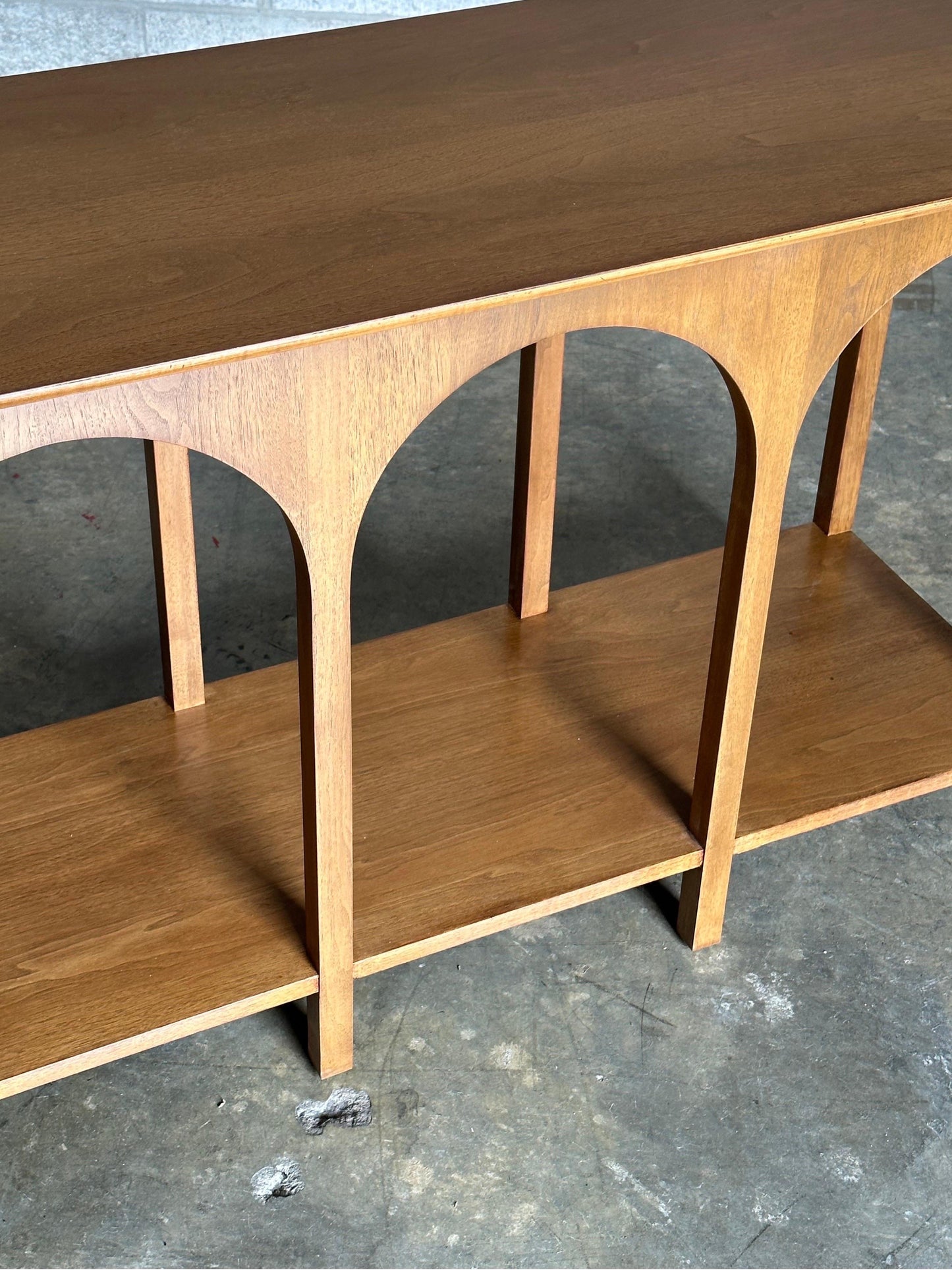 Frisman Vintage T.H. Robsjohn-Gibbings Console Table "Arch Colosseum" for Widdicomb