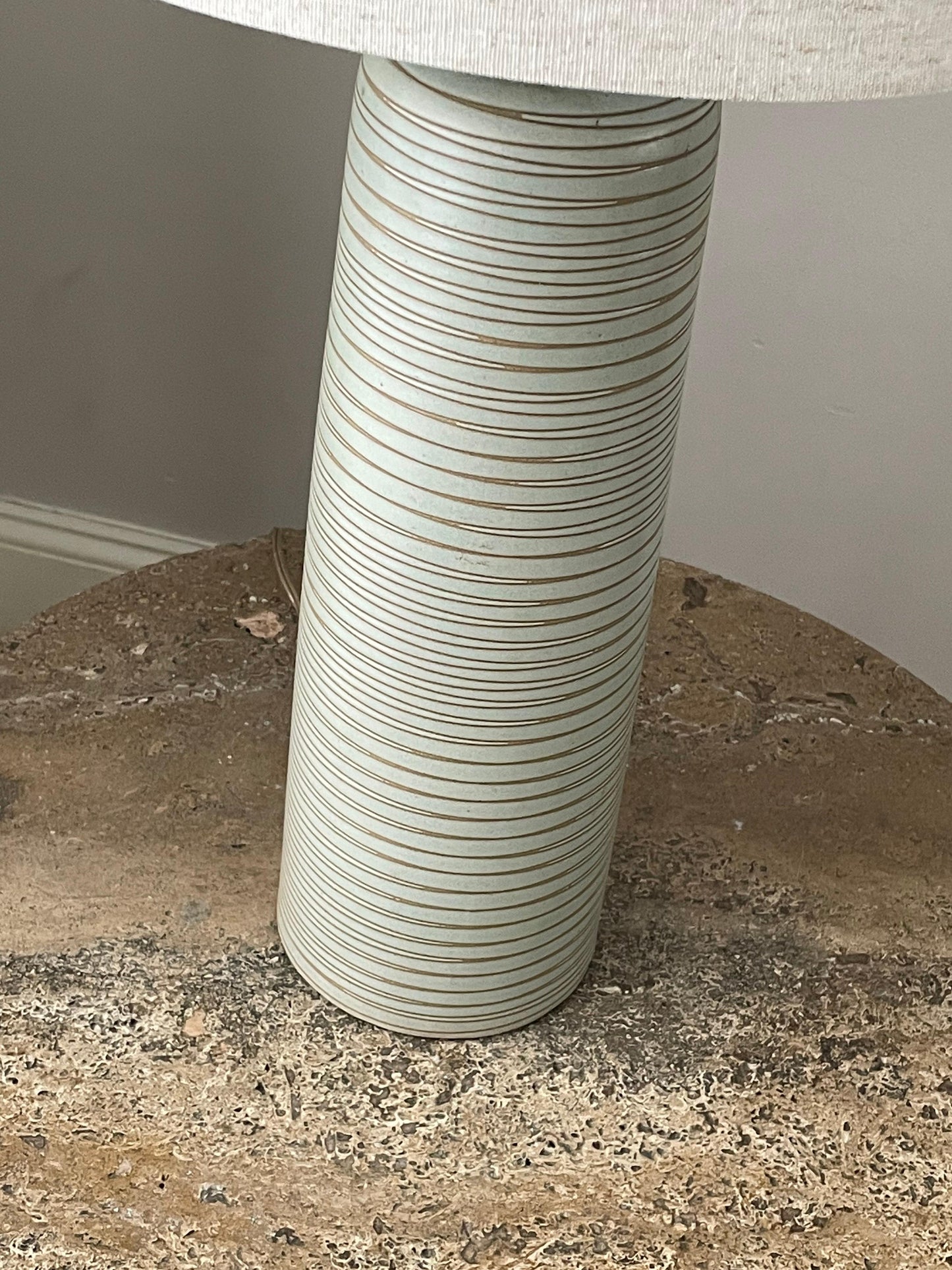 Frisman Vintage Jane and Gordon Martz Tall Ceramic Table Lamp