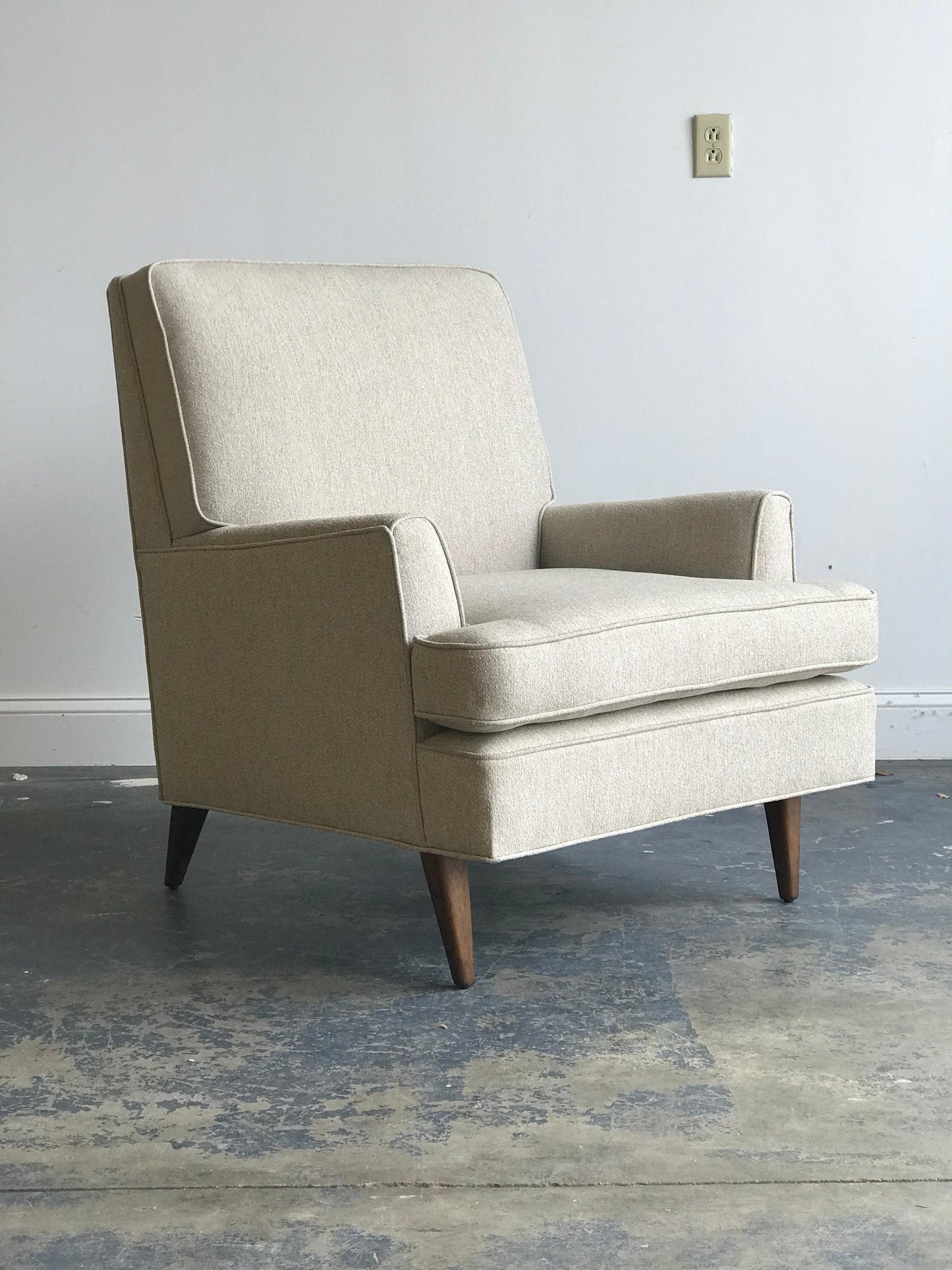 Frisman Vintage Lounge Chair, Bertha Schaefer for M. Singer and Sons, 1950s, Mahogany