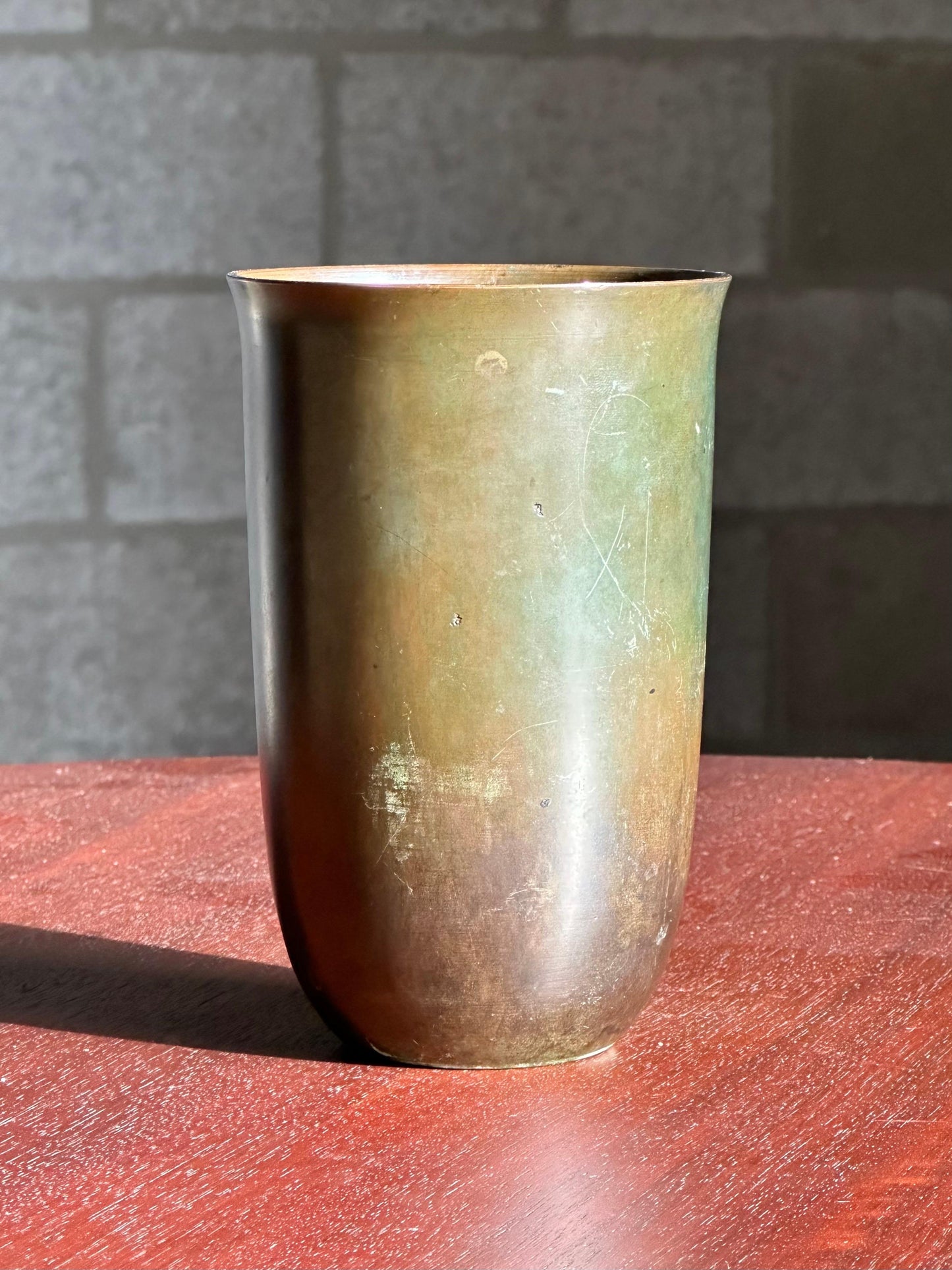 Frisman Vintage GAB Sweden Bronze Vase, 1940s