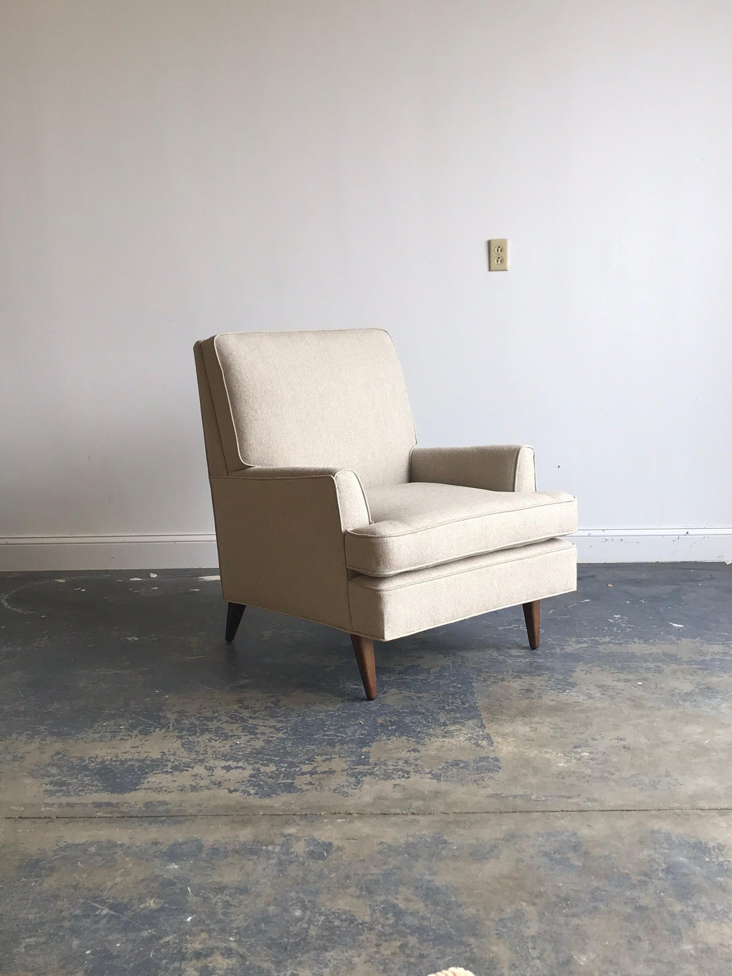 Frisman Vintage Lounge Chair, Bertha Schaefer for M. Singer and Sons, 1950s, Mahogany