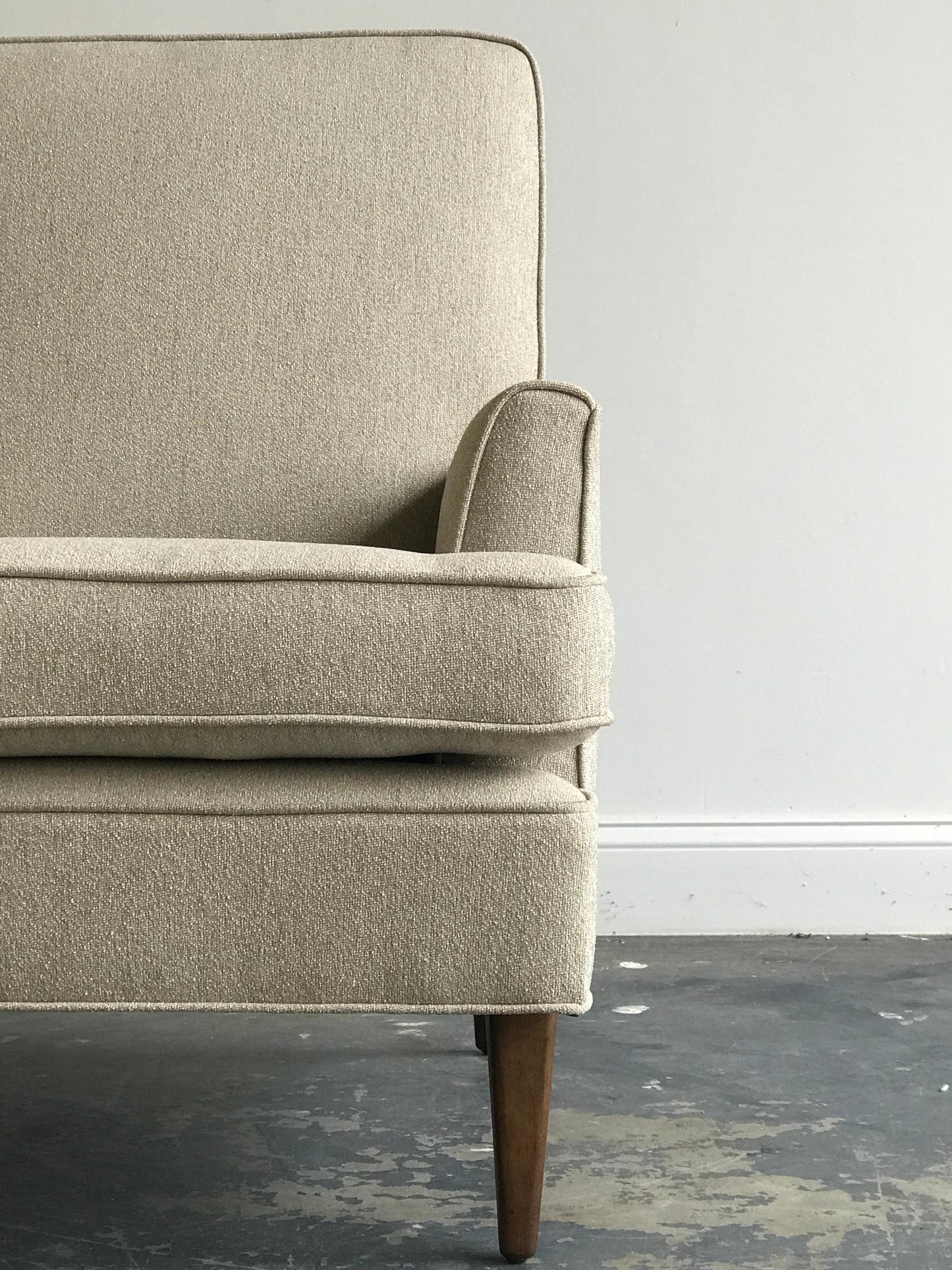 Frisman Vintage Lounge Chair, Bertha Schaefer for M. Singer and Sons, 1950s, Mahogany