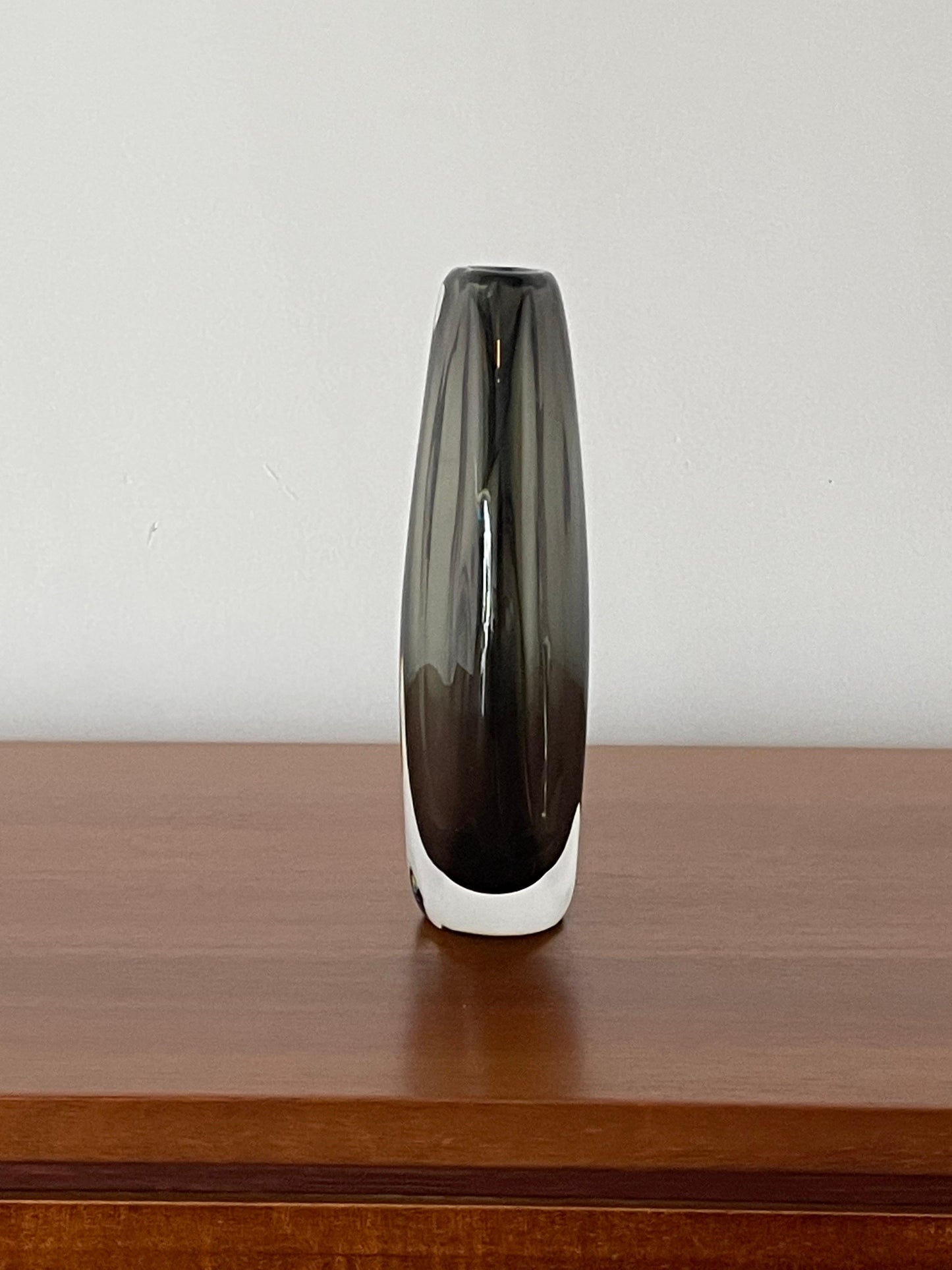 Frisman Vintage Nils Landberg for Orrefors "Sommerso" Glass Vase