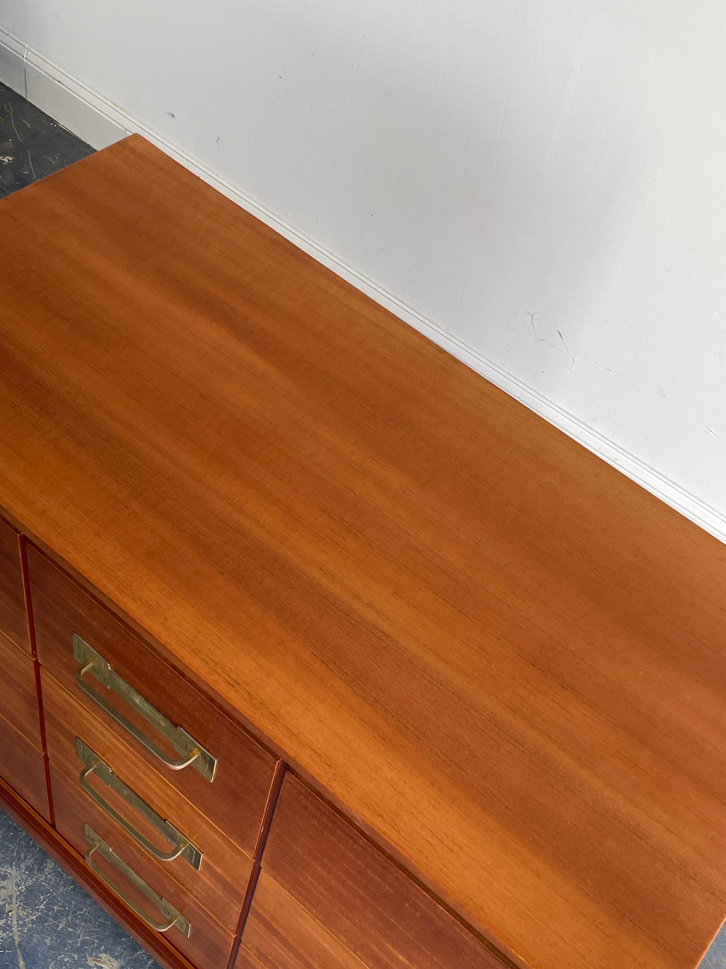 Frisman Vintage Tommi Parzinger Tall Chest or Dresser for Charak Modern
