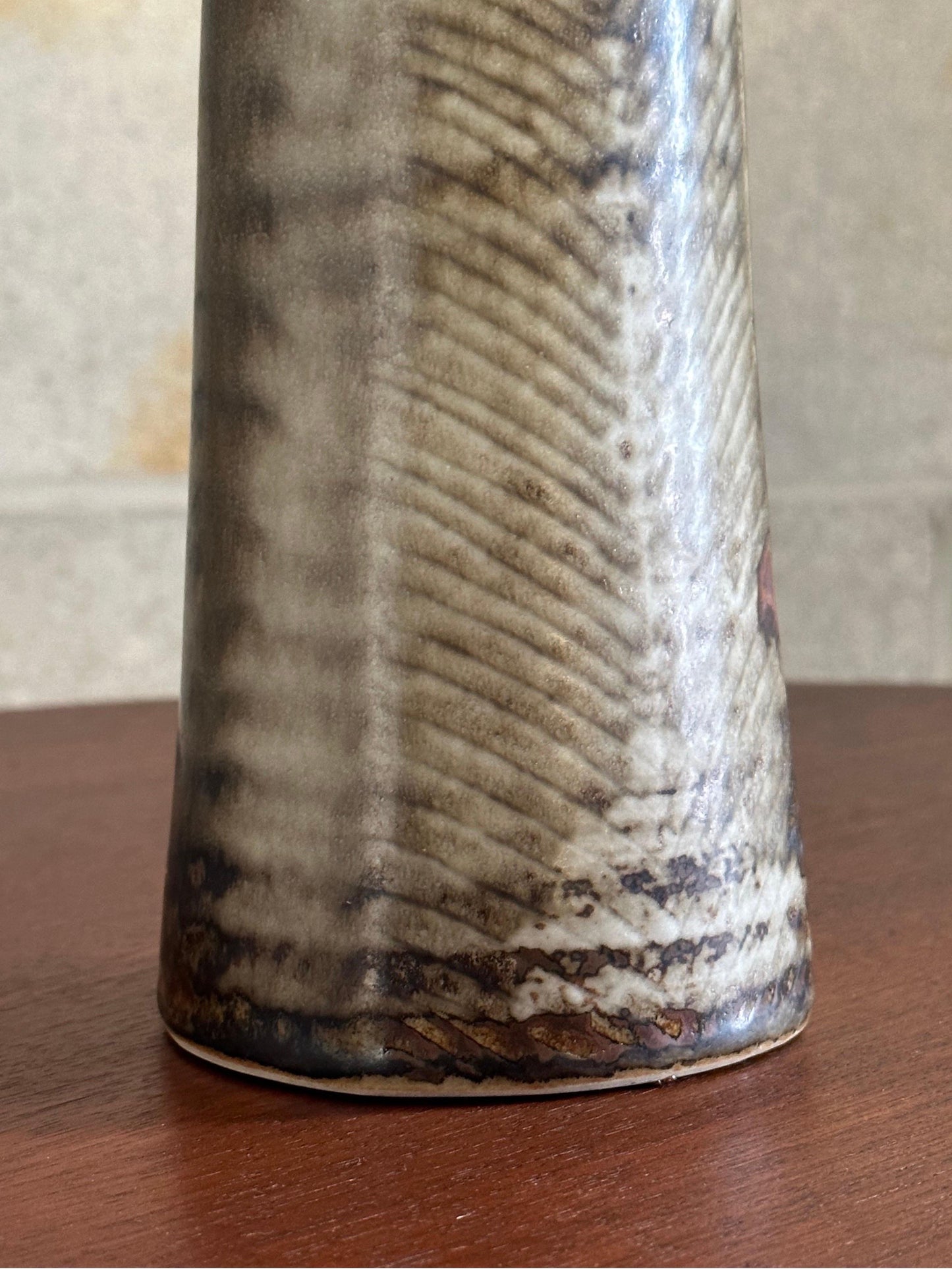 Frisman Vintage Carl-Harry Stålhane Large Stoneware Vase for Rörstrand