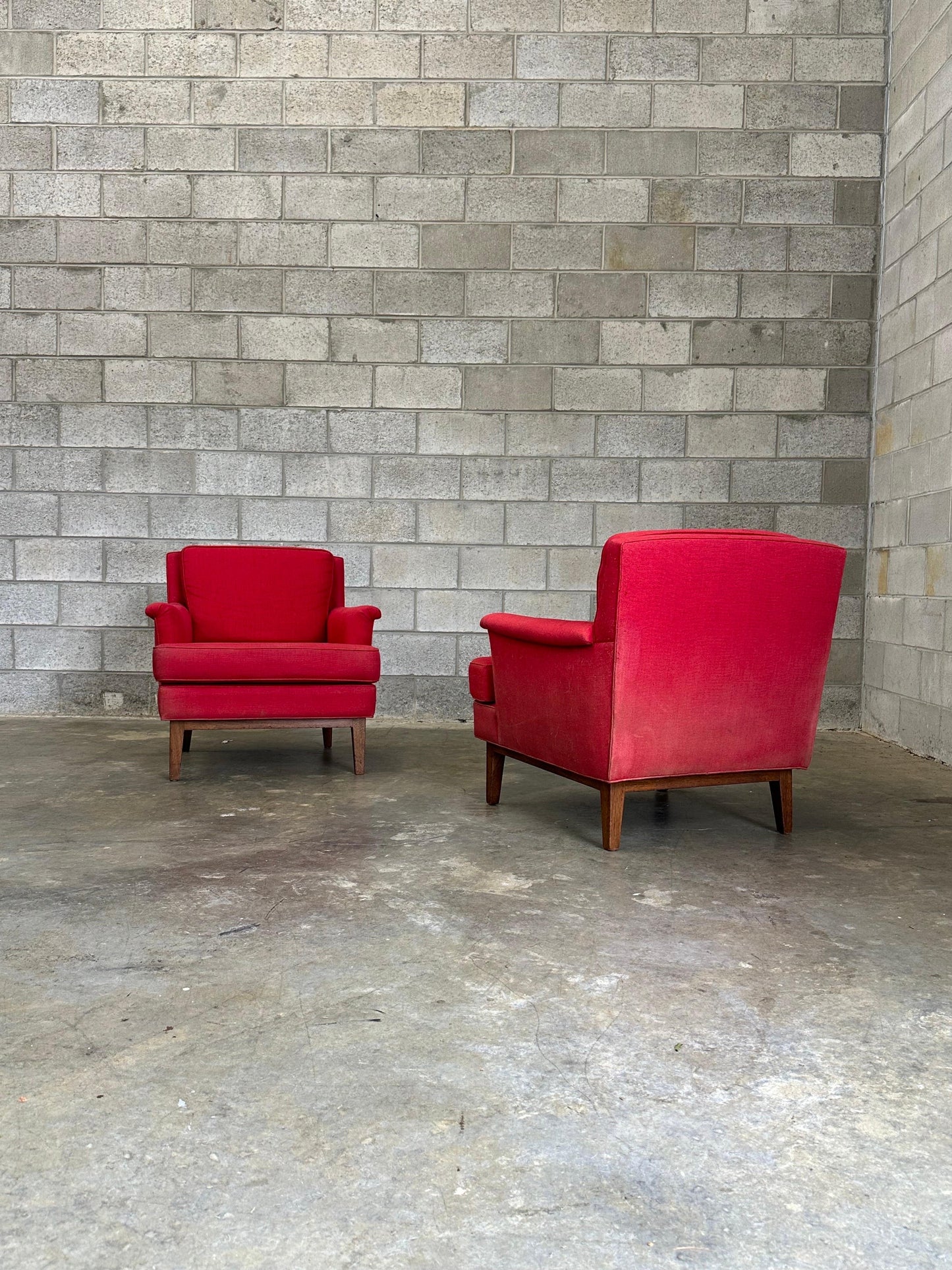 Frisman Vintage Edward Wormley for Dunbar Lounge Chairs- A Pair