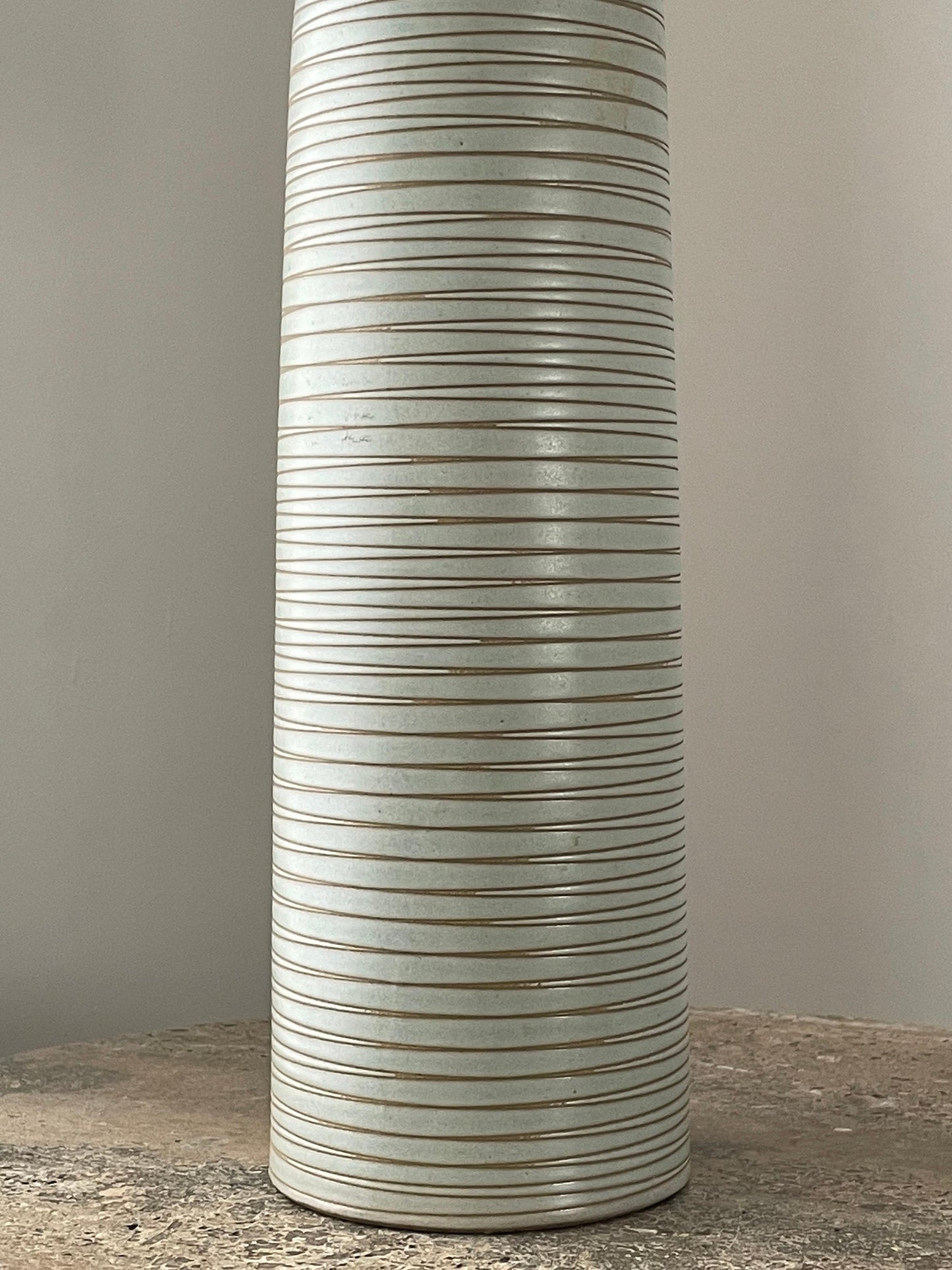 Frisman Vintage Jane and Gordon Martz Tall Ceramic Table Lamp