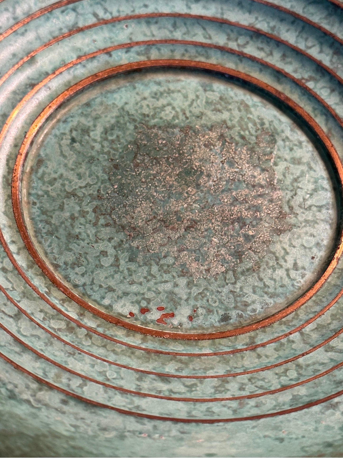 Frisman Vintage Vintage Patinated Bronze Low Bowl, Sweden, 1960s
