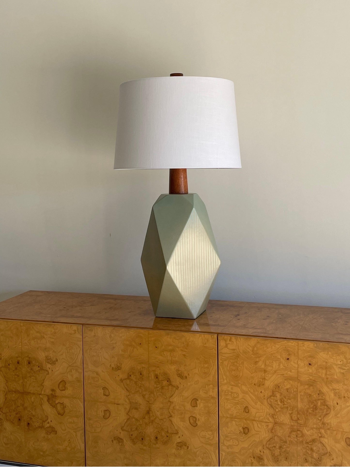 Frisman Vintage Geometric Table Lamp by Jane and Gordon Martz