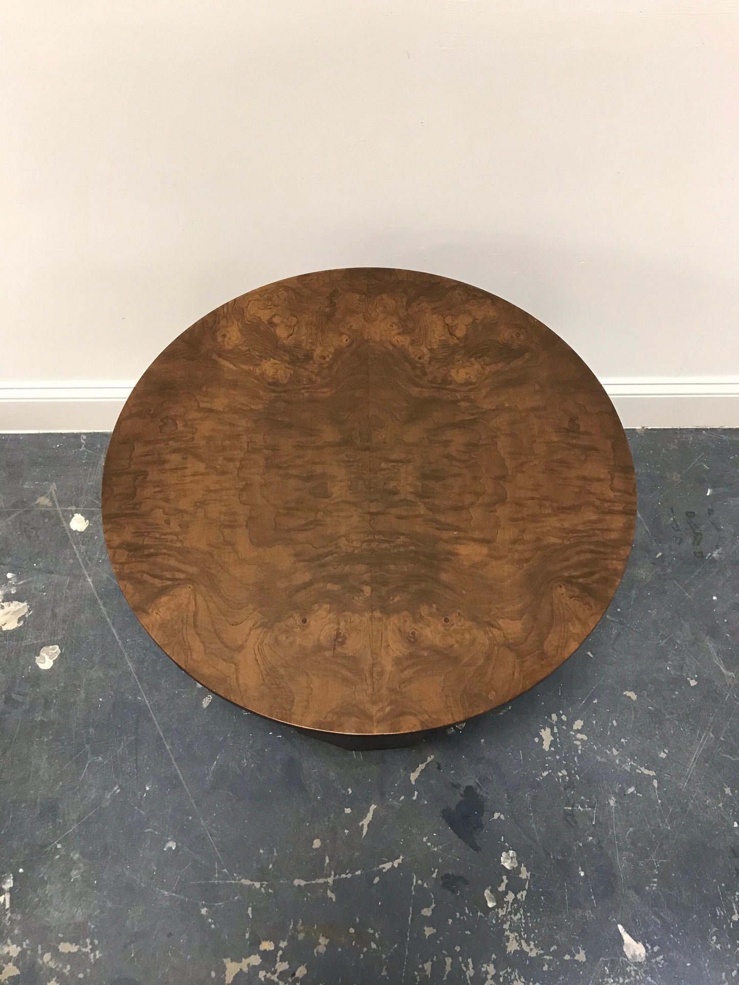 Frisman Vintage Edward Wormley for Dunbar Pedestal Table/ Bar with Key