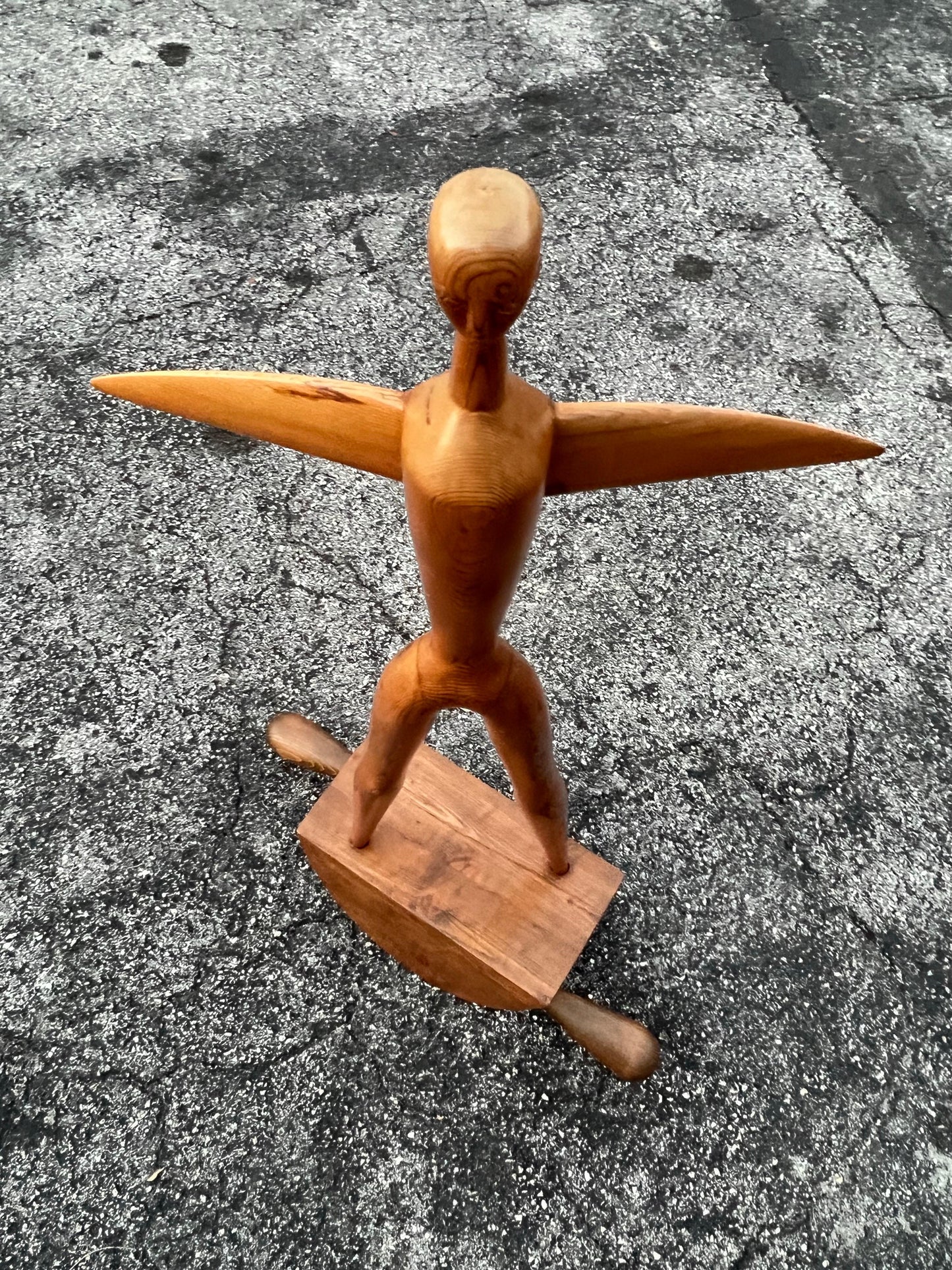 Frisman Vintage A Large Figurative Sculpture By Manuel Pereira da Silva 1979