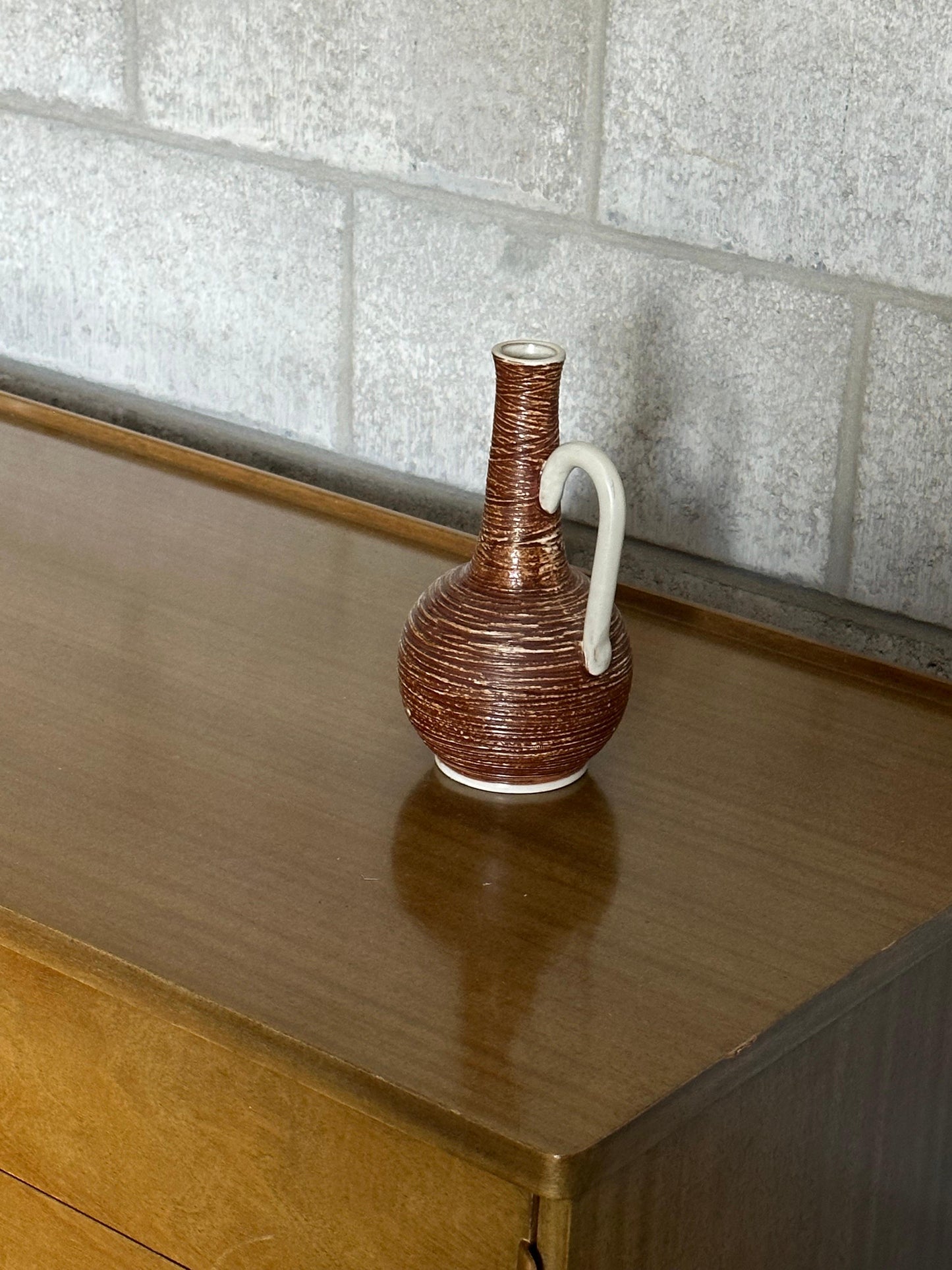 Frisman Vintage 1950s Andersson & Johansson Pitcher Vase for Höganäs Keramik, Sweden