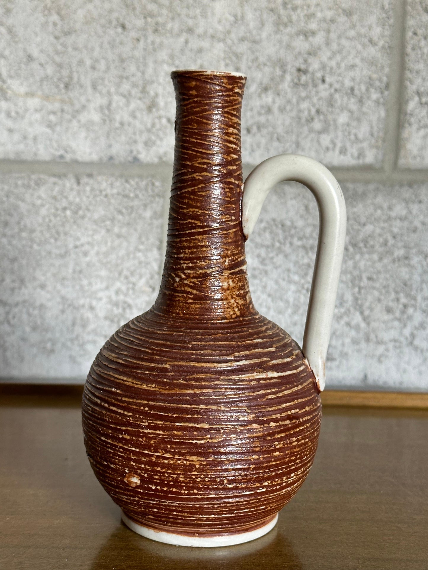 Frisman Vintage 1950s Andersson & Johansson Pitcher Vase for Höganäs Keramik, Sweden