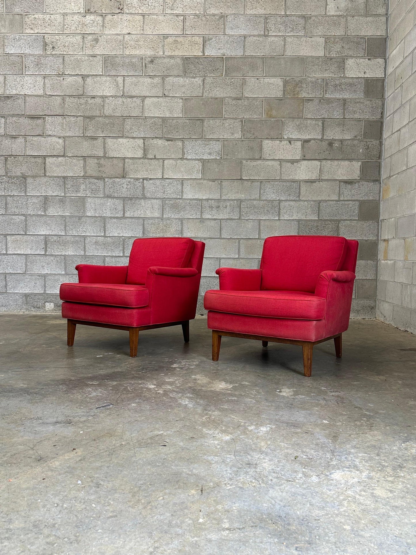 Frisman Vintage Edward Wormley for Dunbar Lounge Chairs- A Pair