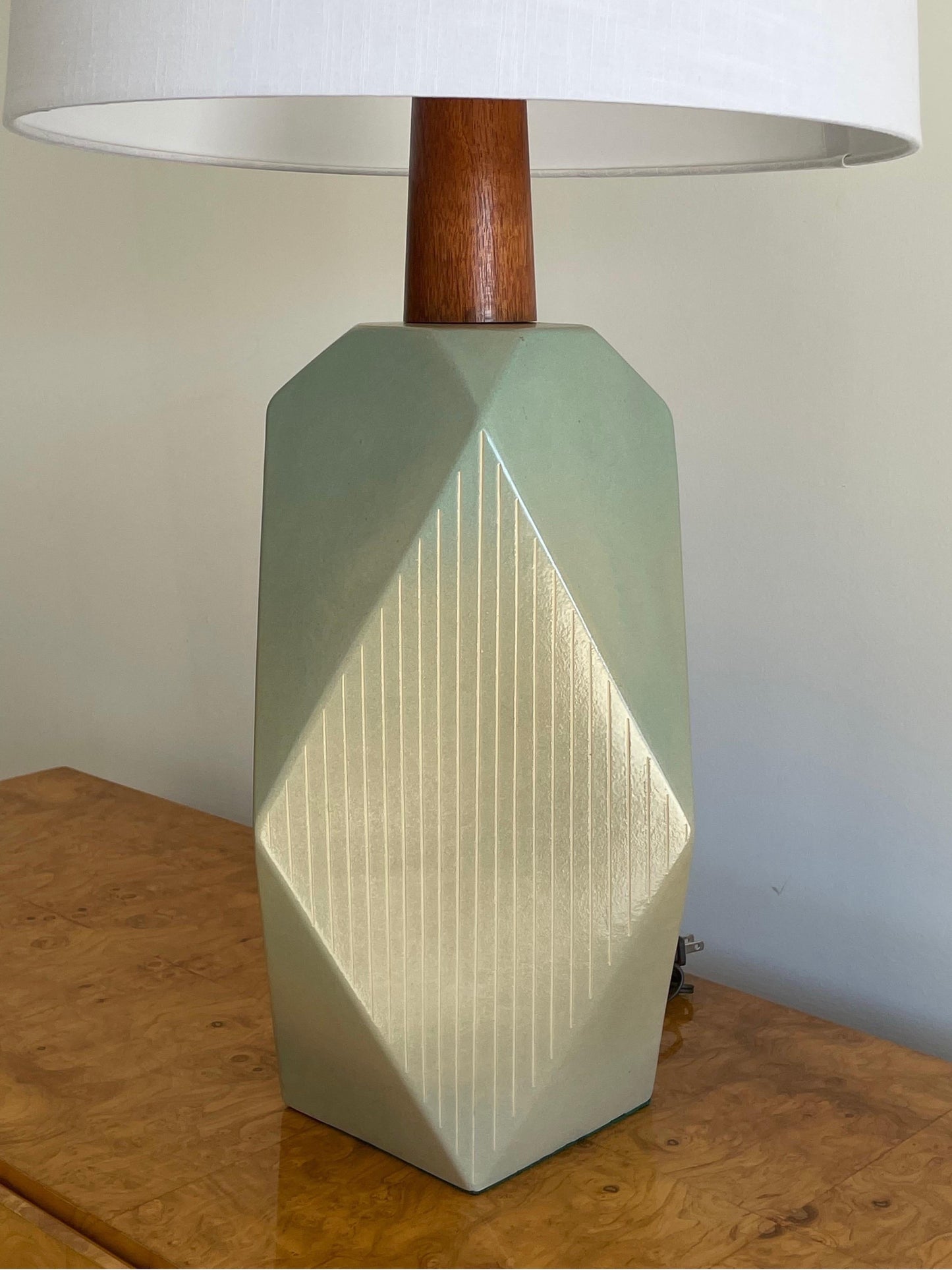 Frisman Vintage Geometric Table Lamp by Jane and Gordon Martz
