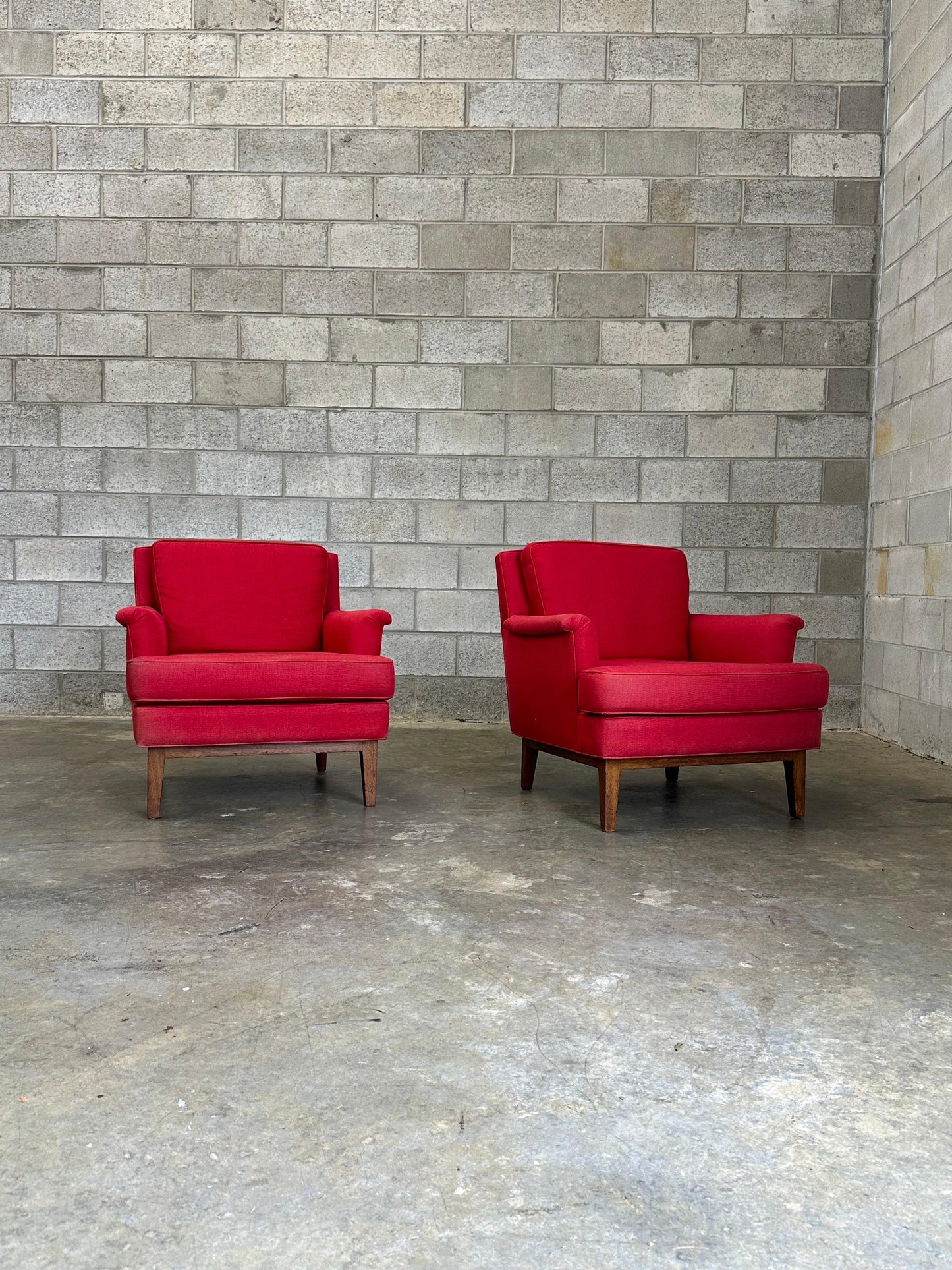 Frisman Vintage Edward Wormley for Dunbar Lounge Chairs- A Pair