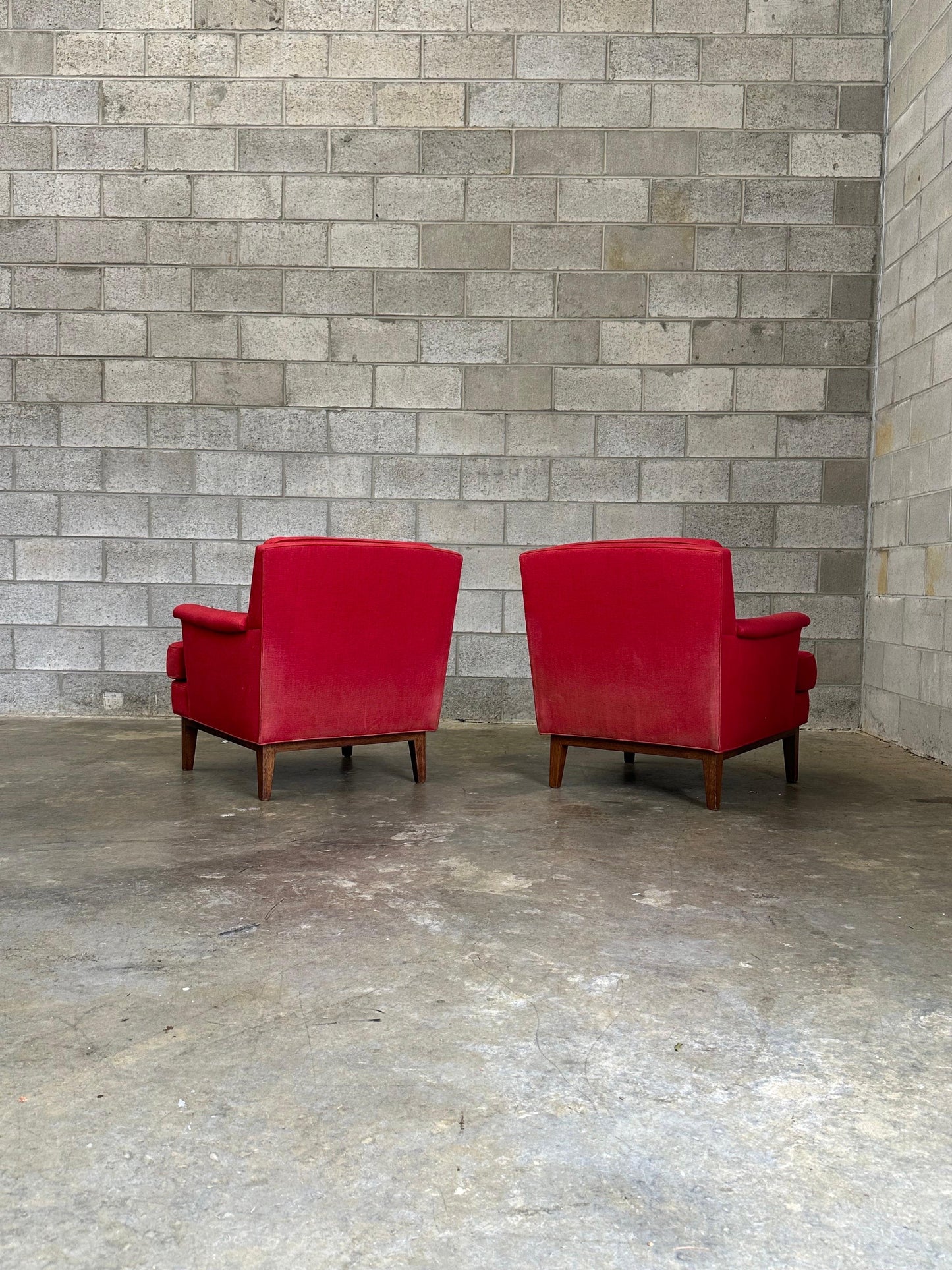 Frisman Vintage Edward Wormley for Dunbar Lounge Chairs- A Pair
