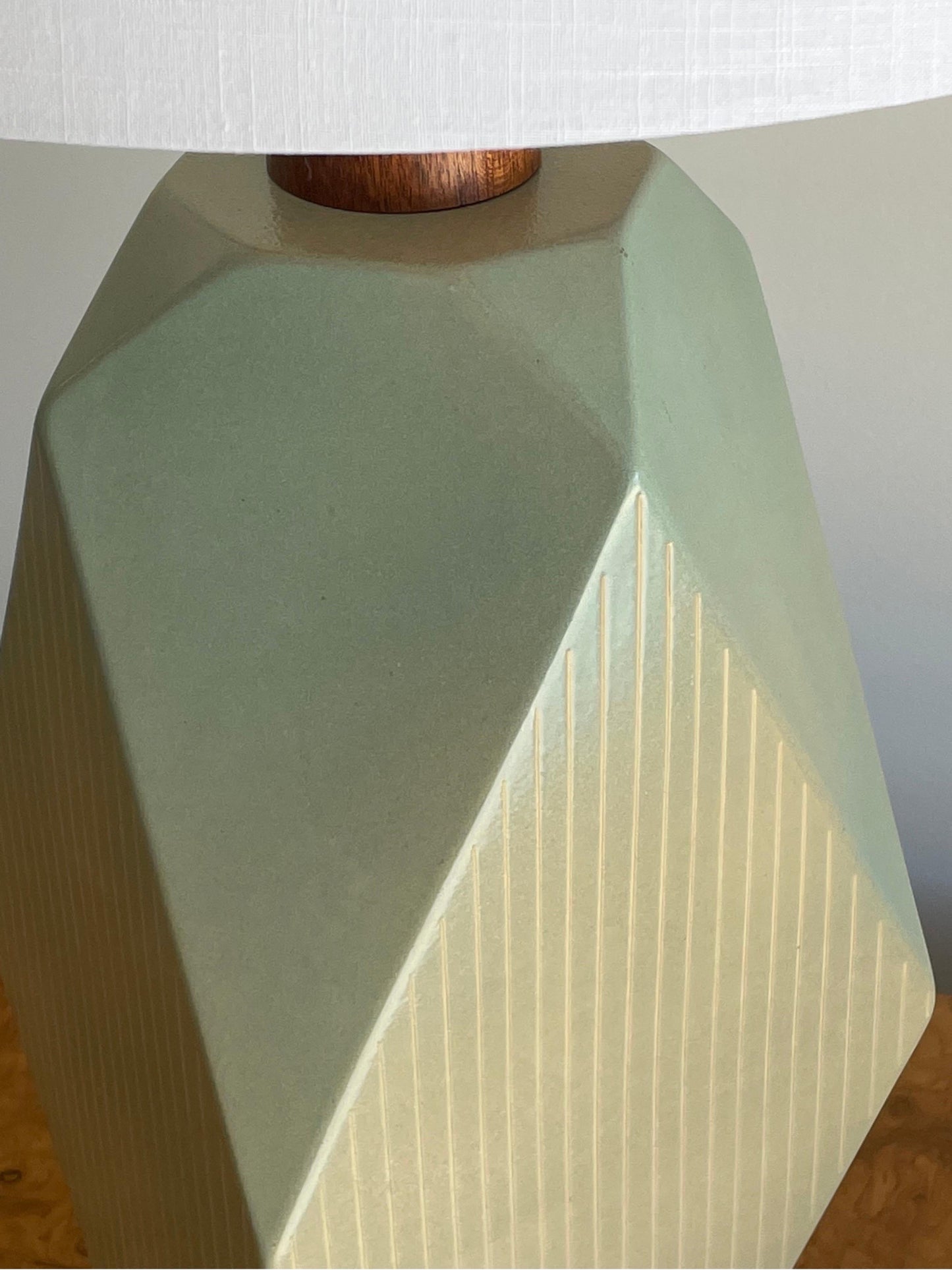 Frisman Vintage Geometric Table Lamp by Jane and Gordon Martz
