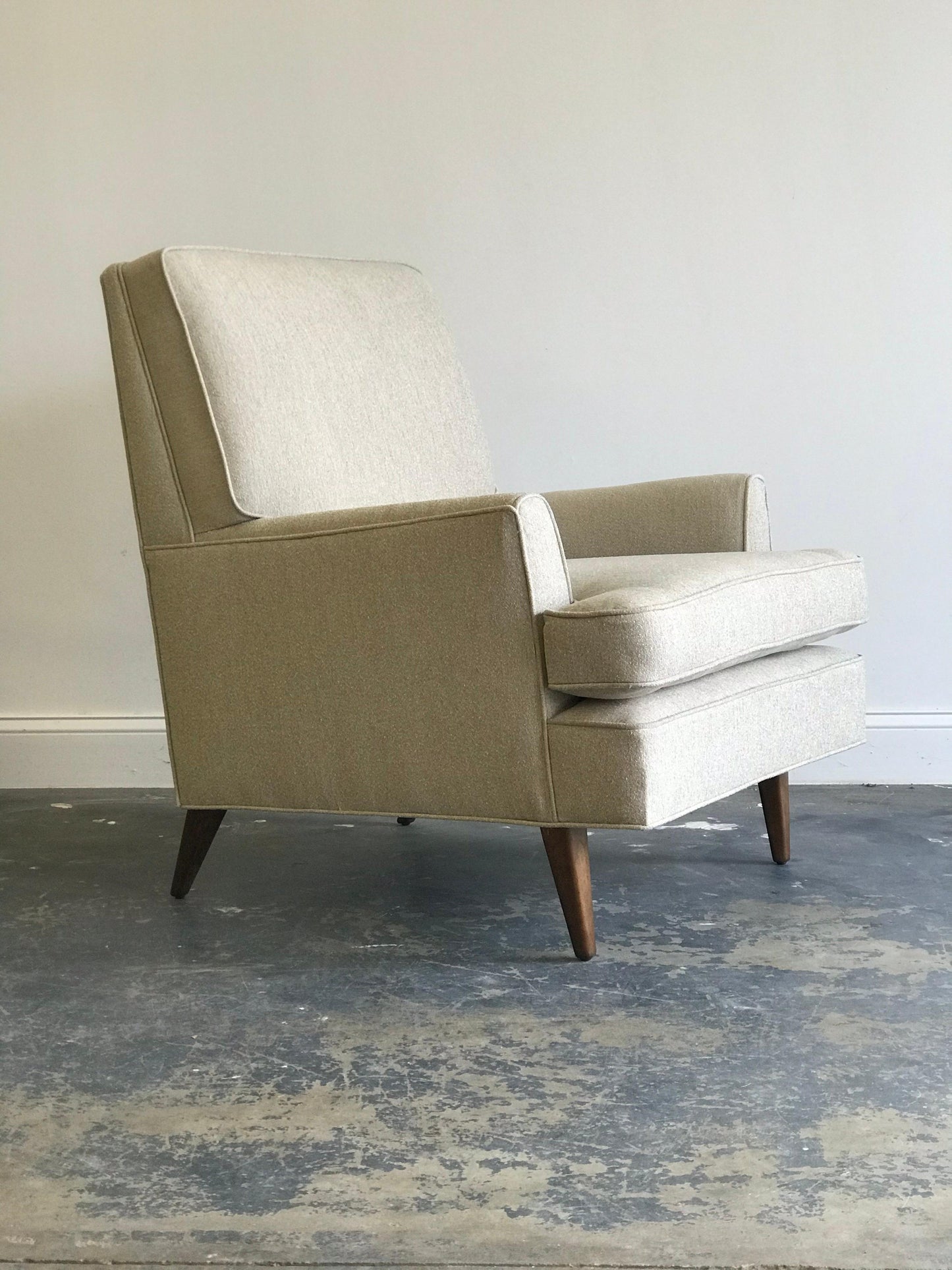 Frisman Vintage Lounge Chair, Bertha Schaefer for M. Singer and Sons, 1950s, Mahogany