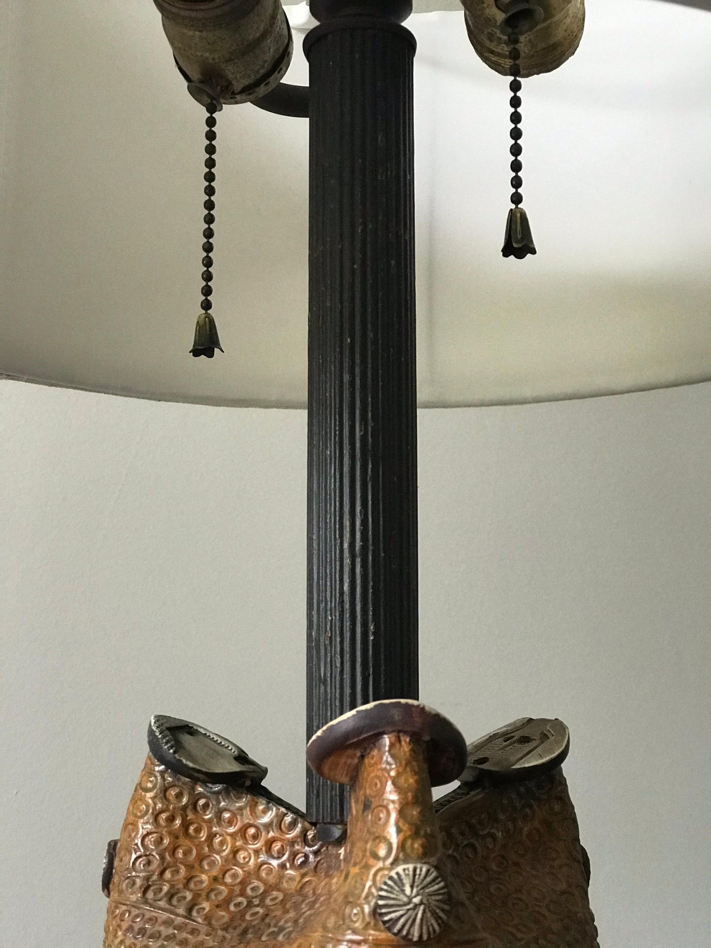 Frisman Vintage Exceptional Ceramic Lamp by Bengt Berglund for Gustavsberg