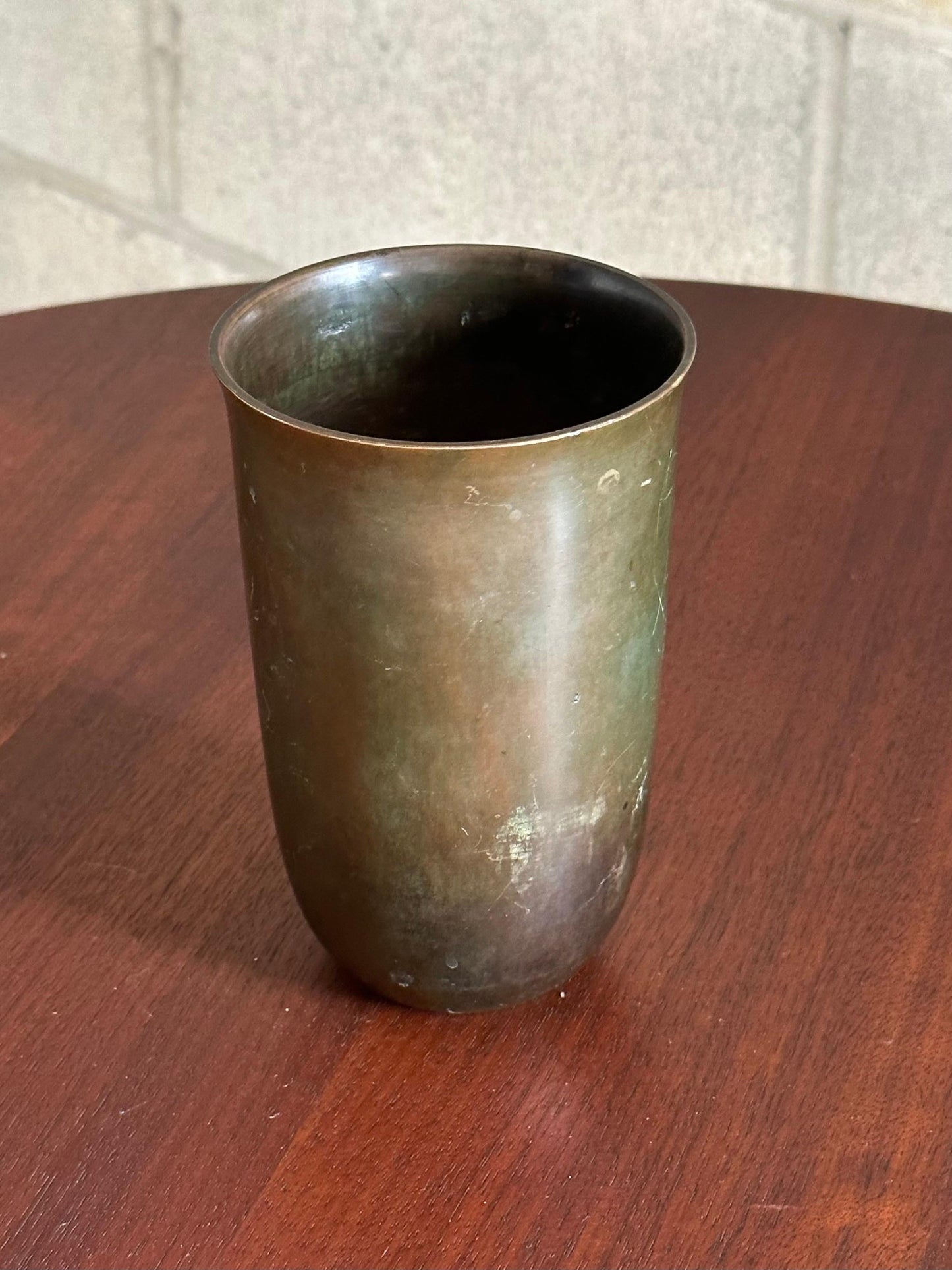Frisman Vintage GAB Sweden Bronze Vase, 1940s