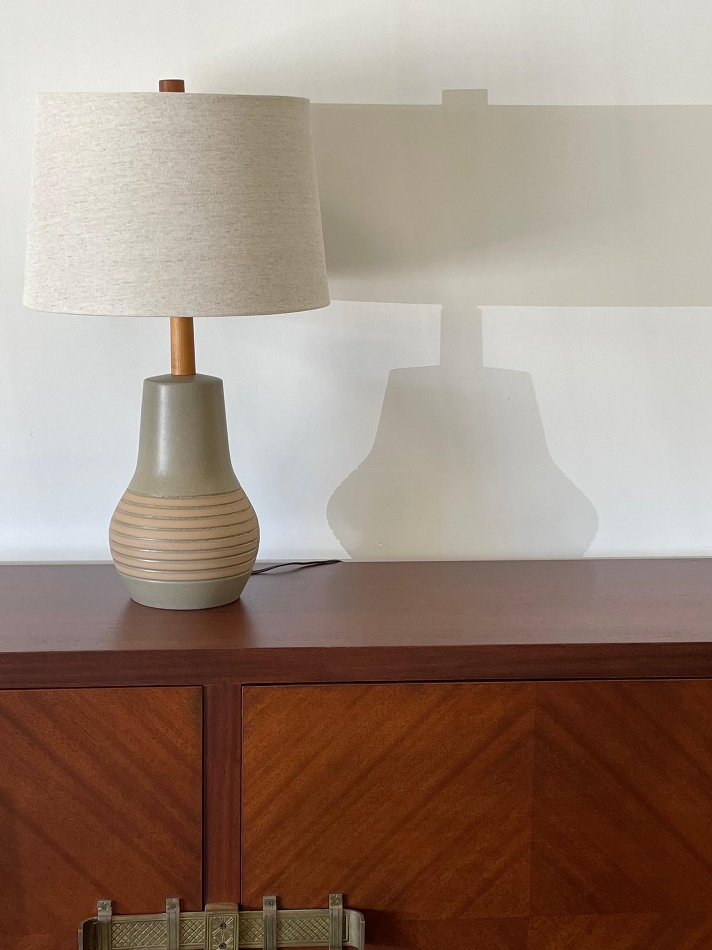 Frisman Vintage Jane and Gordon Martz Lamp, Ceramic
