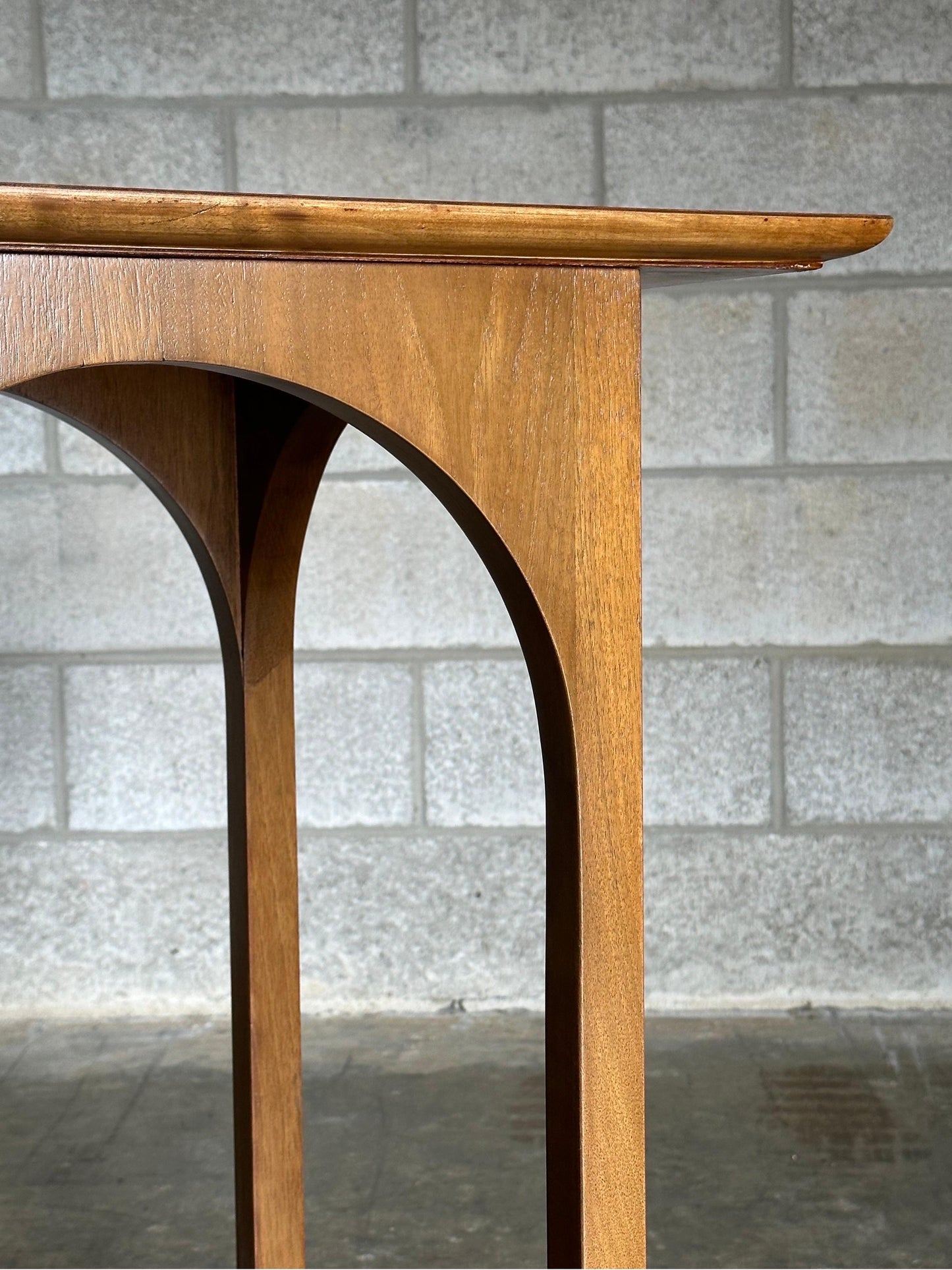 Frisman Vintage T.H. Robsjohn-Gibbings Console Table "Arch Colosseum" for Widdicomb