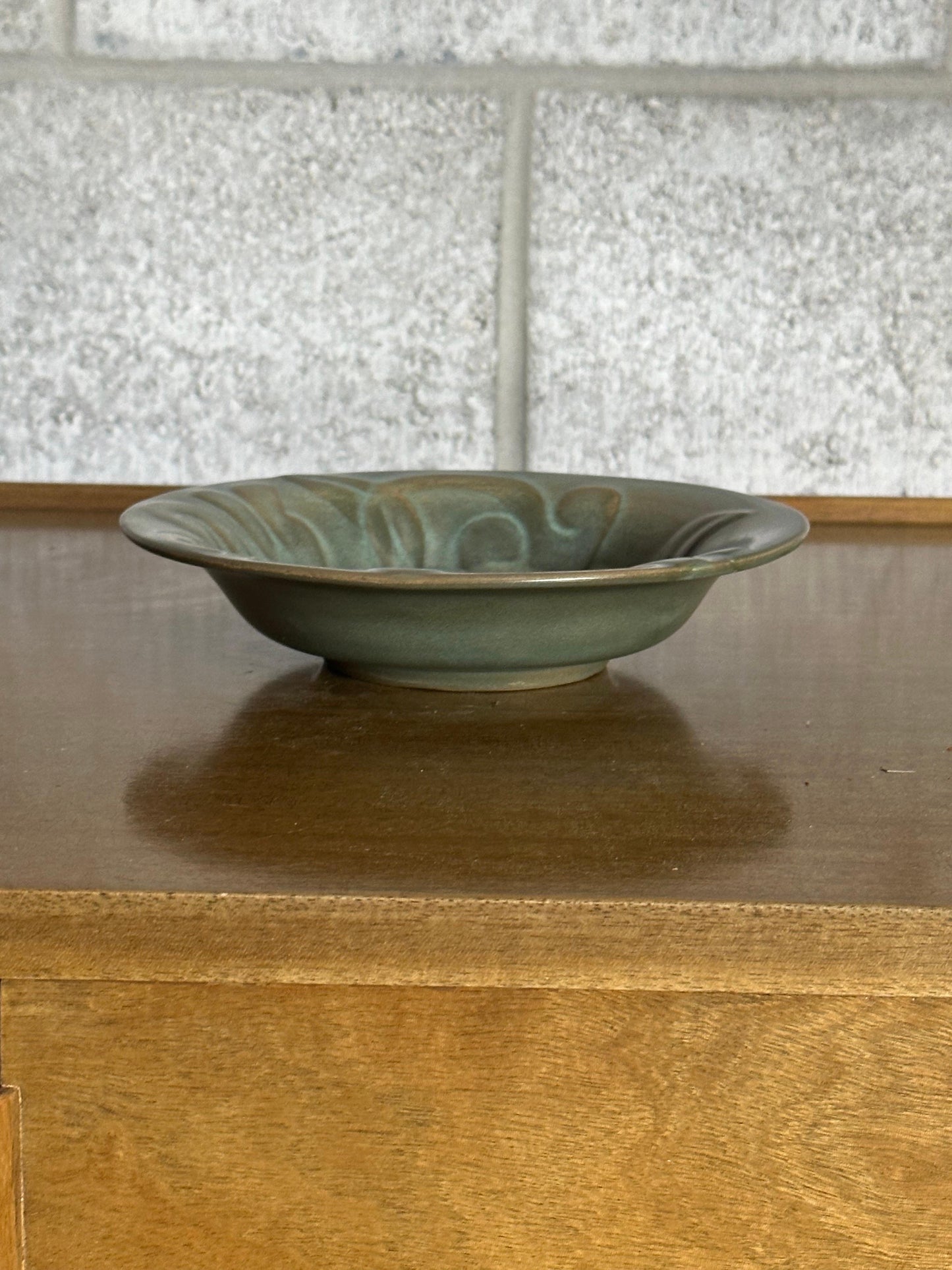 Frisman Vintage Allan Ebeling for Bo-Fajans Art Deco Low Bowl