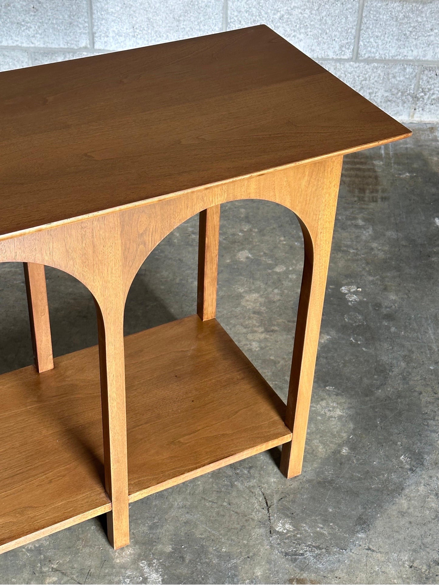Frisman Vintage T.H. Robsjohn-Gibbings Console Table "Arch Colosseum" for Widdicomb