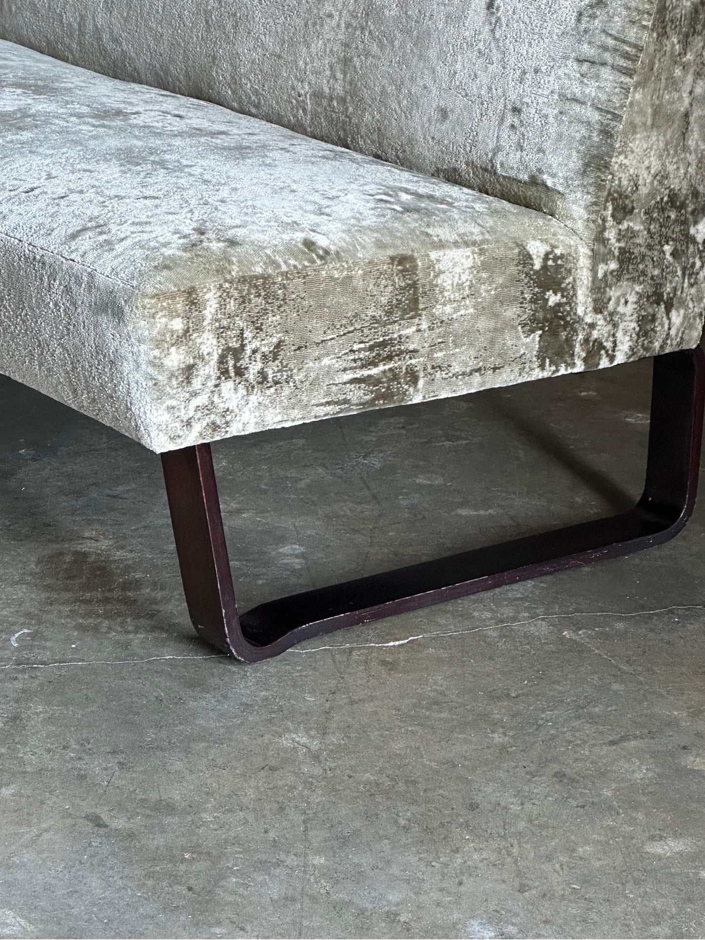 Frisman Vintage Edward Wormley for Dunbar Pair of Armless “Morris” Settees