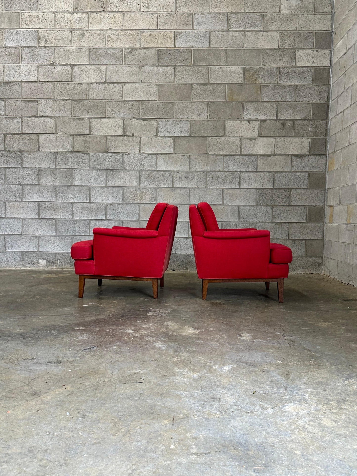 Frisman Vintage Edward Wormley for Dunbar Lounge Chairs- A Pair