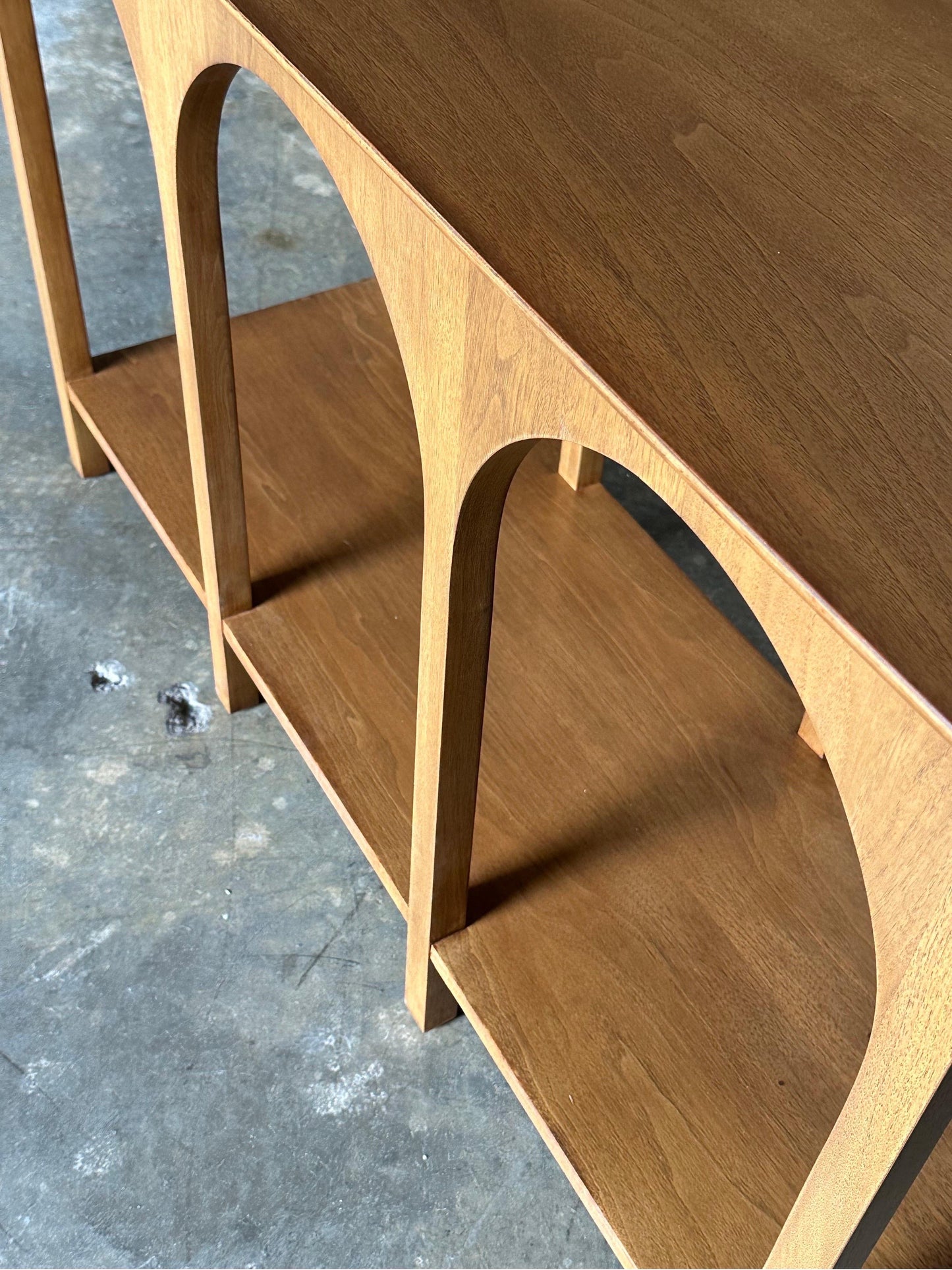 Frisman Vintage T.H. Robsjohn-Gibbings Console Table "Arch Colosseum" for Widdicomb